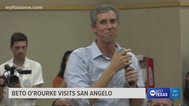 Beto O'Rourke visits San Angelo during campaign tour