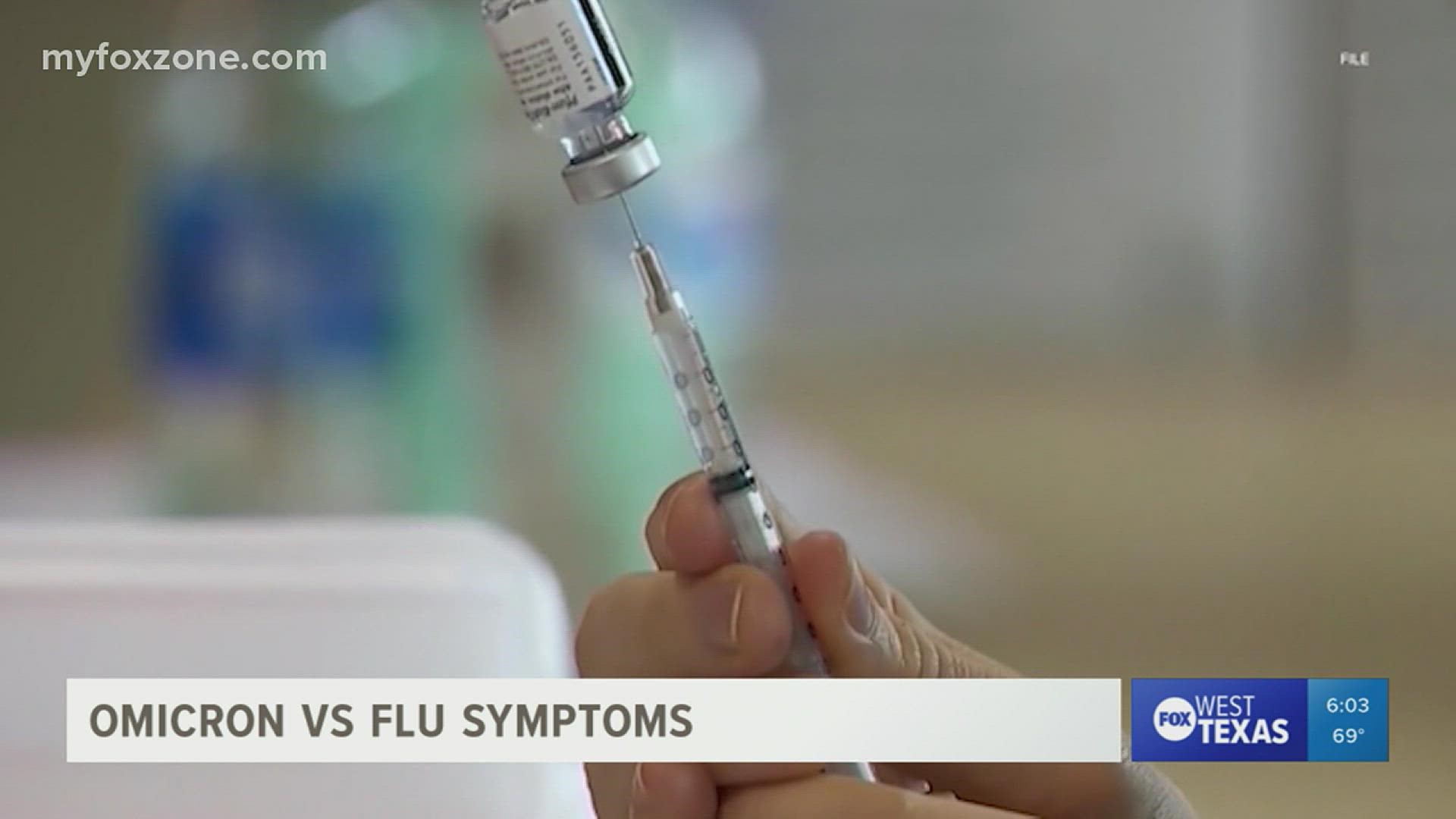 We spoke with a local health authority about how to differentiate between the omicron variant and the flu.