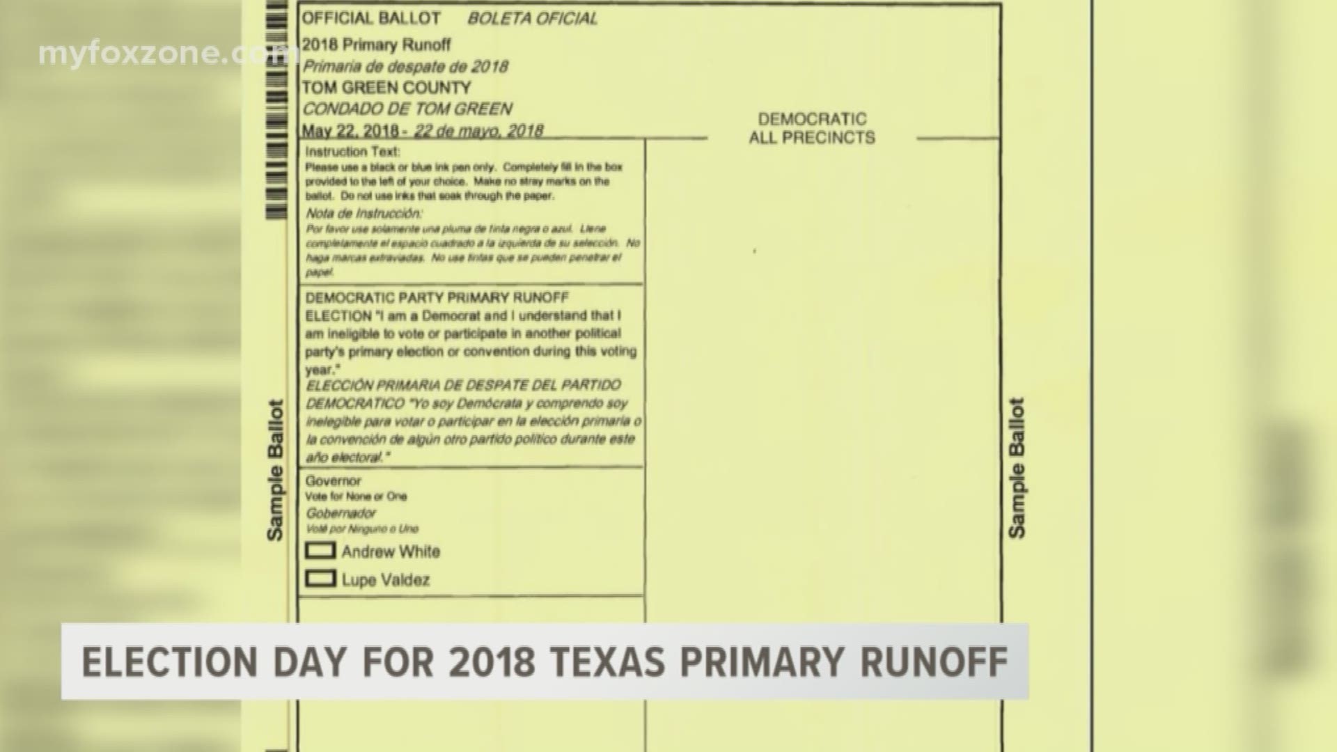 Our Malik Mingo shares details on what you need to know for the May 22nd Texas primaries runoff election.
