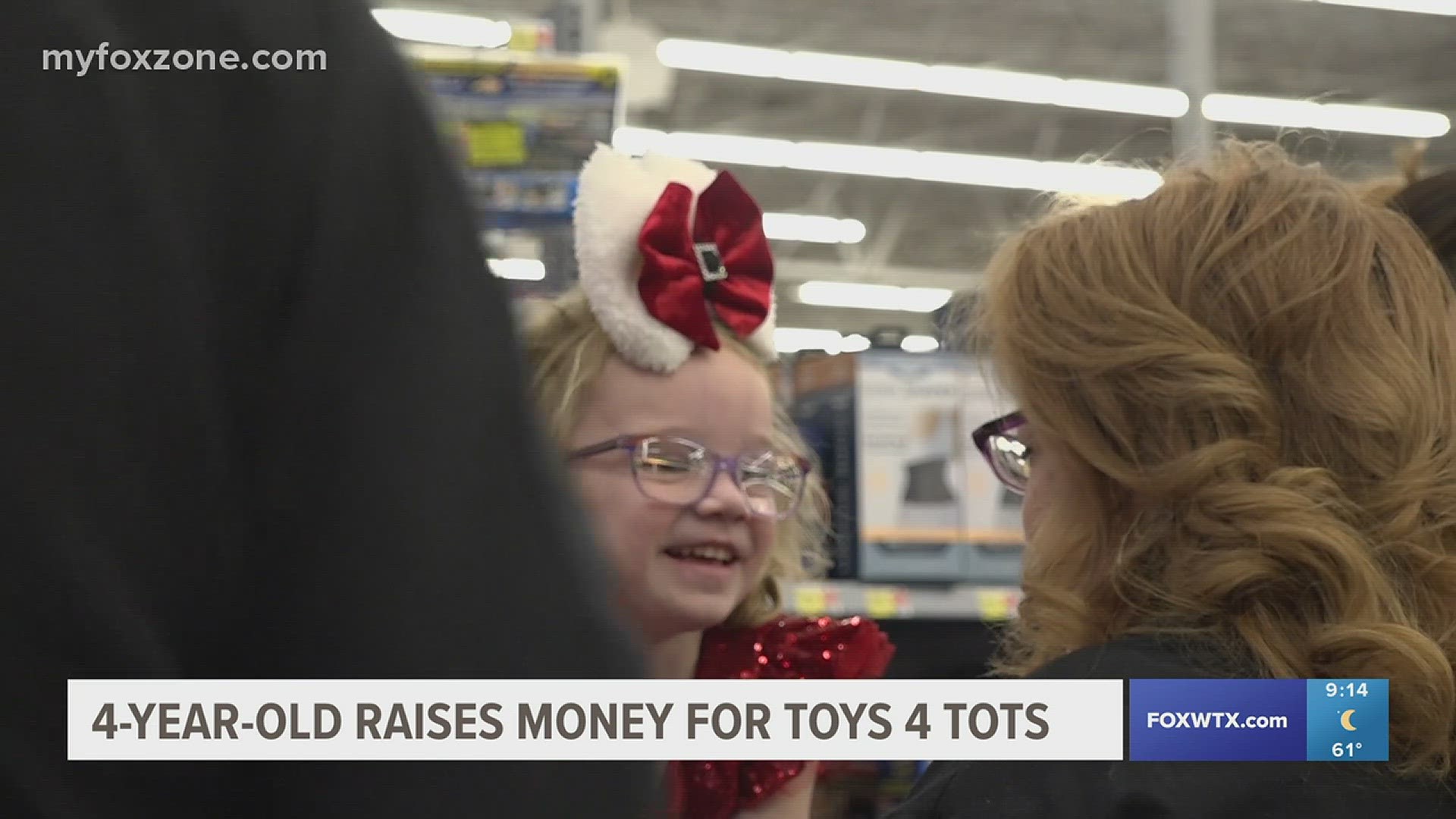 Aspen Batenburg picked out toys at Walmart Supercenter, all of which were donated to the volunteer organization for children in need.