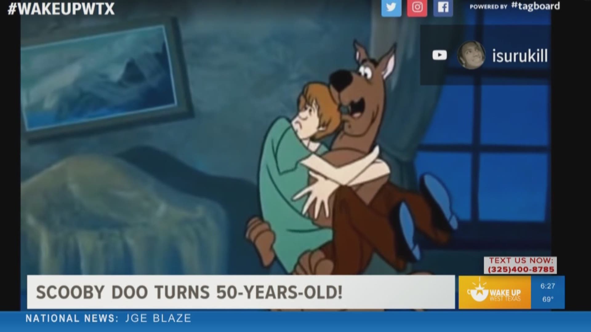 Our Malik Mingo shared what people said on social media about the 50th anniversary of the television cartoon, "Scooby-Doo, Where Are You?"