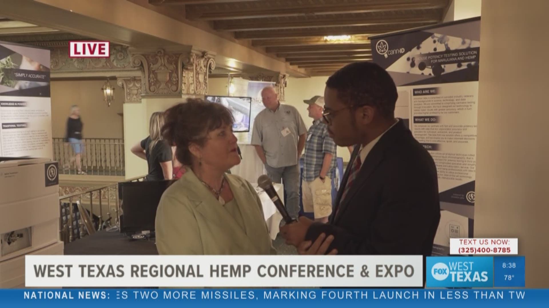 Our Malik Mingo spoke with the executive director of the "West Texas Regional Hemp Conference & Expo" about what participants can expect throughout the two-day conference August 5-6.