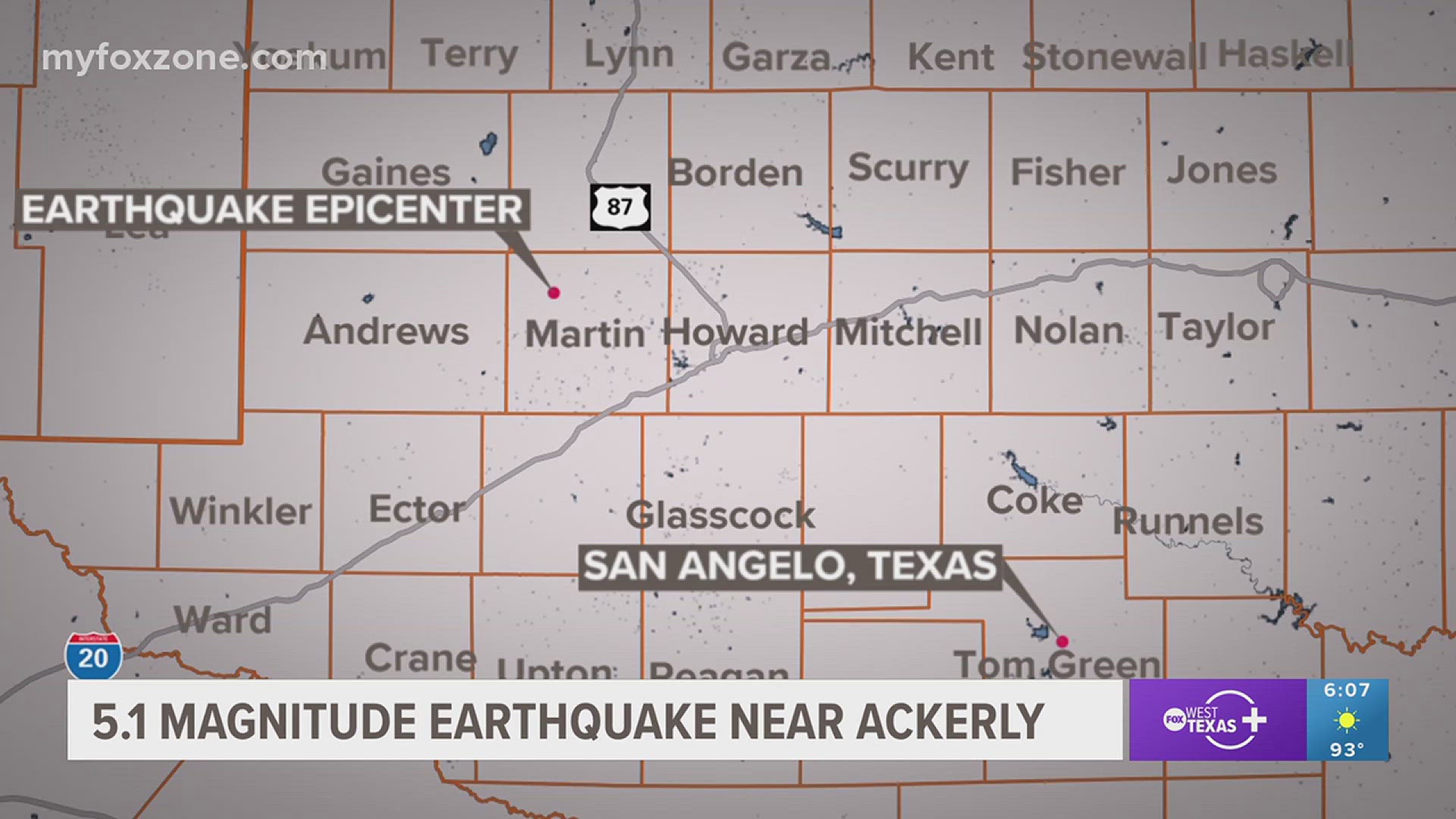 West Texas was hit by yet another powerful earthquake Monday, Sept. 17, at about 7:49 p.m.