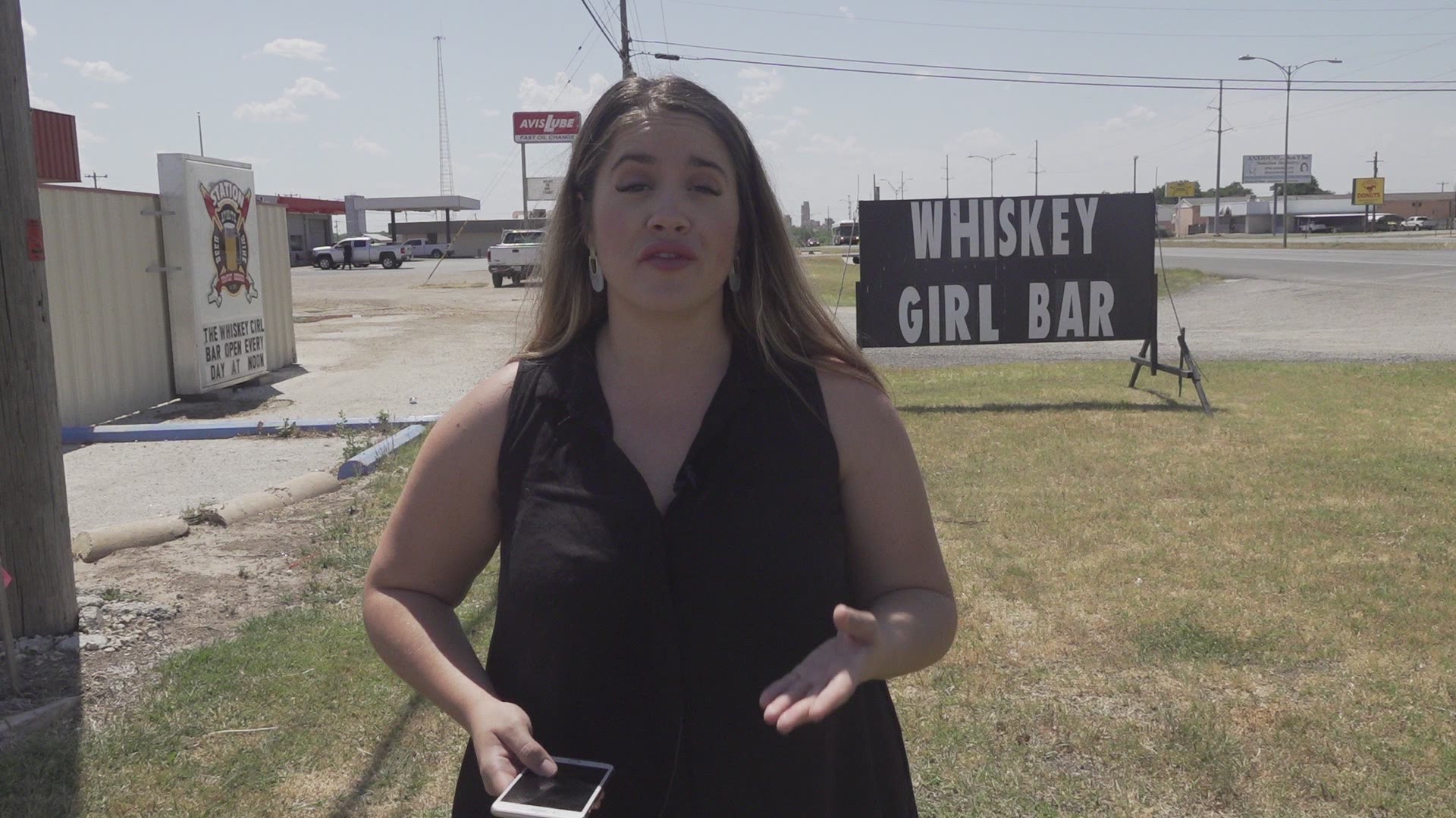 The Whiskey Girl in Abilene resumed business Monday afternoon.