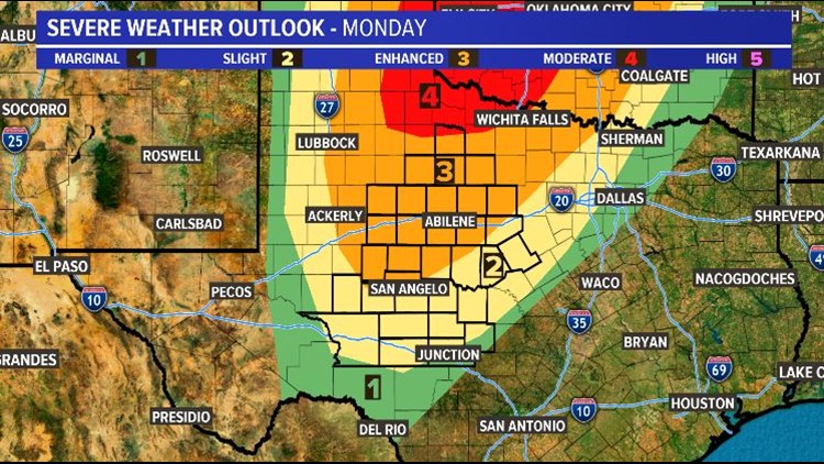 This may not be what you want to hear, but severe storms are back in our forecast Monday