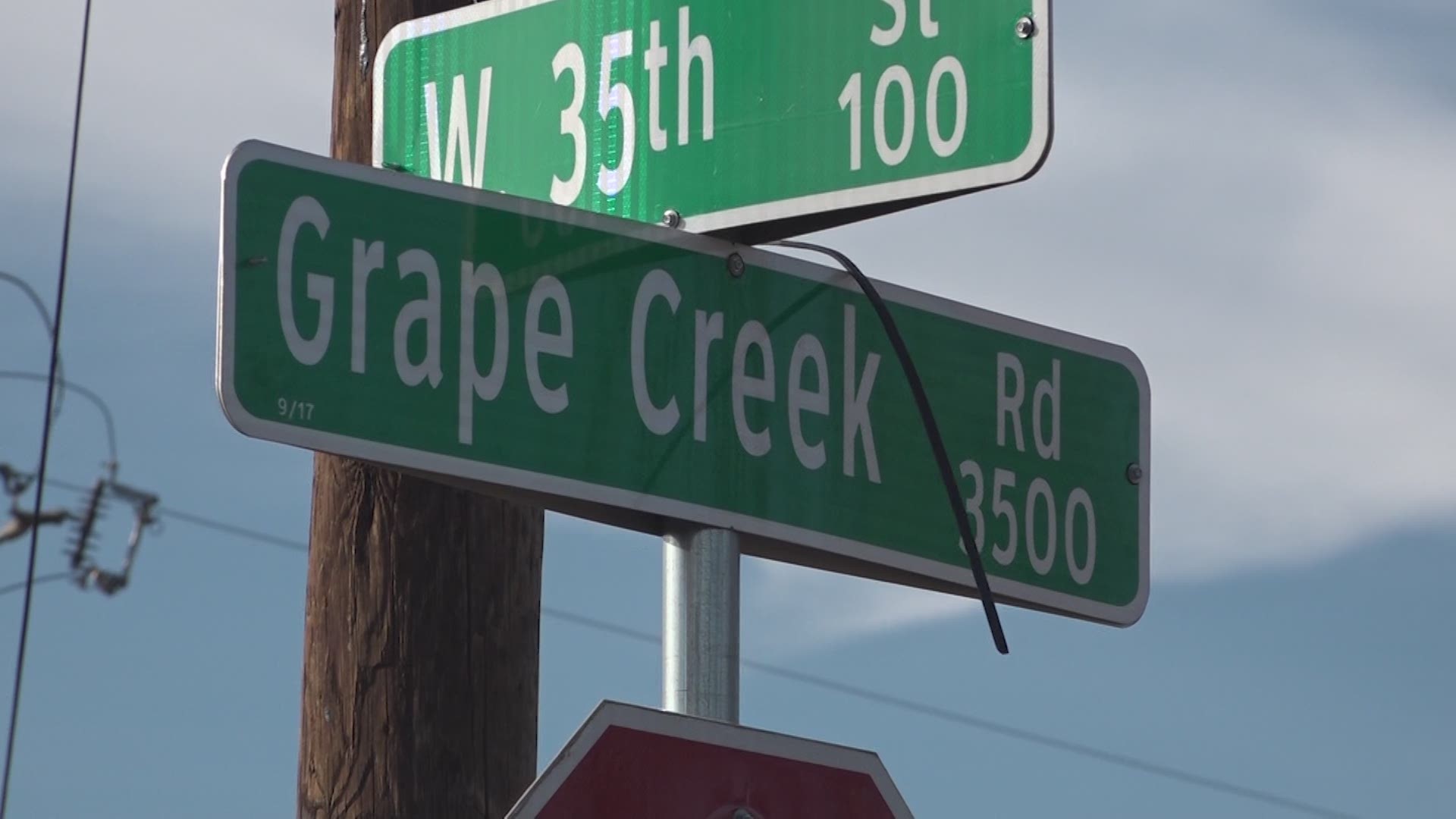 Officers were dispatched on a report of a shooting victim Sunday afternoon in the 3500 block of Grape Creek Road.