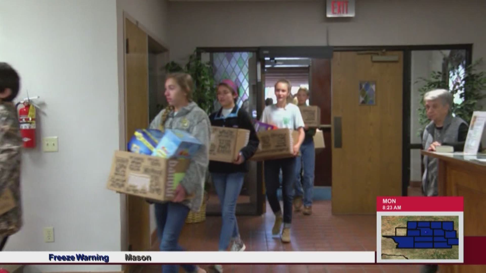 #MakeADifferenceMonday: Wall Middle School donates to "Somebody's Rusty" ministry
