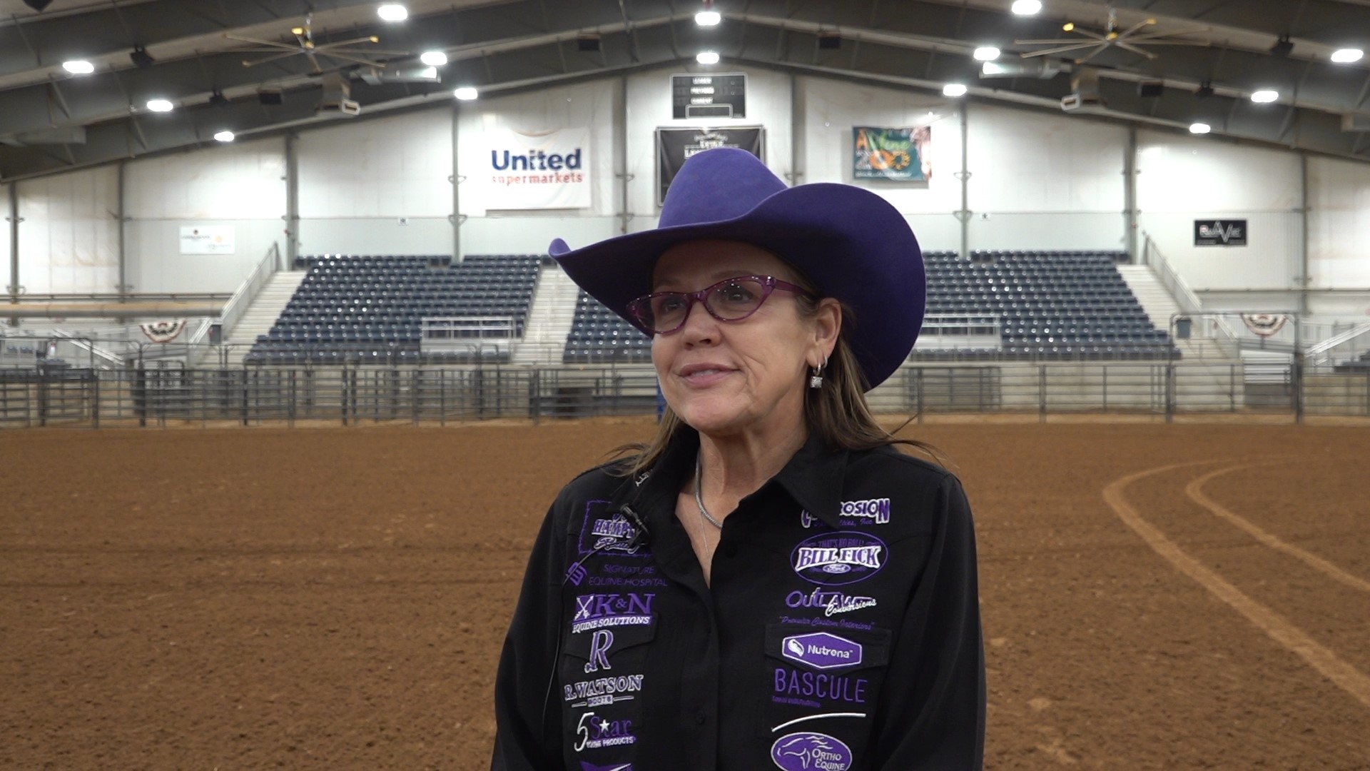 J.J. Hampton is a Texas Rodeo Cowboy Hall of Famer. She and 14 other contenders will battle to advance to the American Rodeo in Arlington.