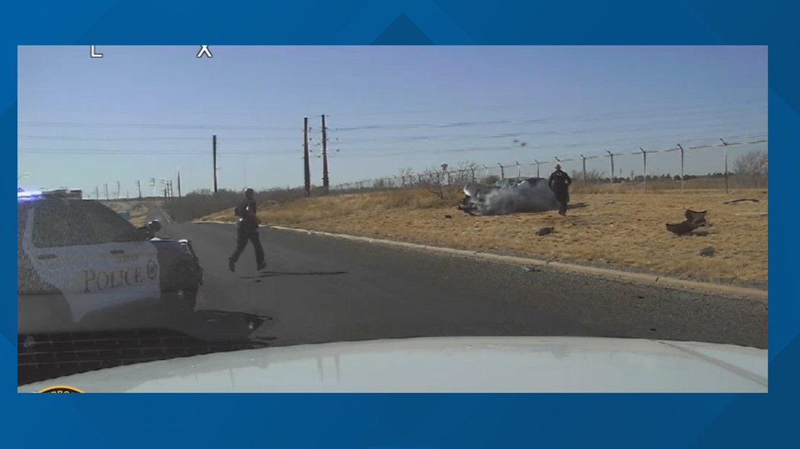 Lubbock PD releases dashcam video of car that 'lost brakes', had