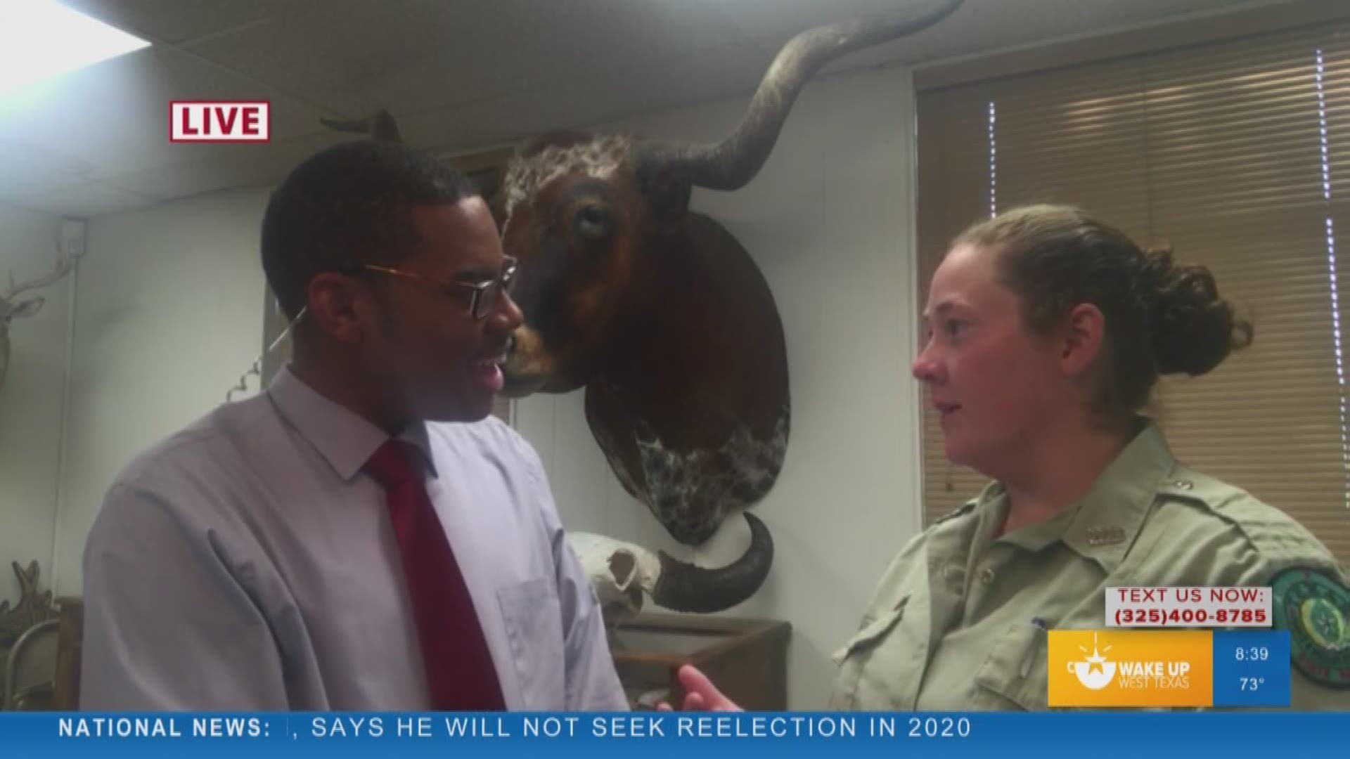 Our Malik Mingo spoke with one of the operations interpreters at the San Angelo State Park about two upcoming events: one to celebrate Smokey the Bear's birthday and another about a new program that the park will be starting.
