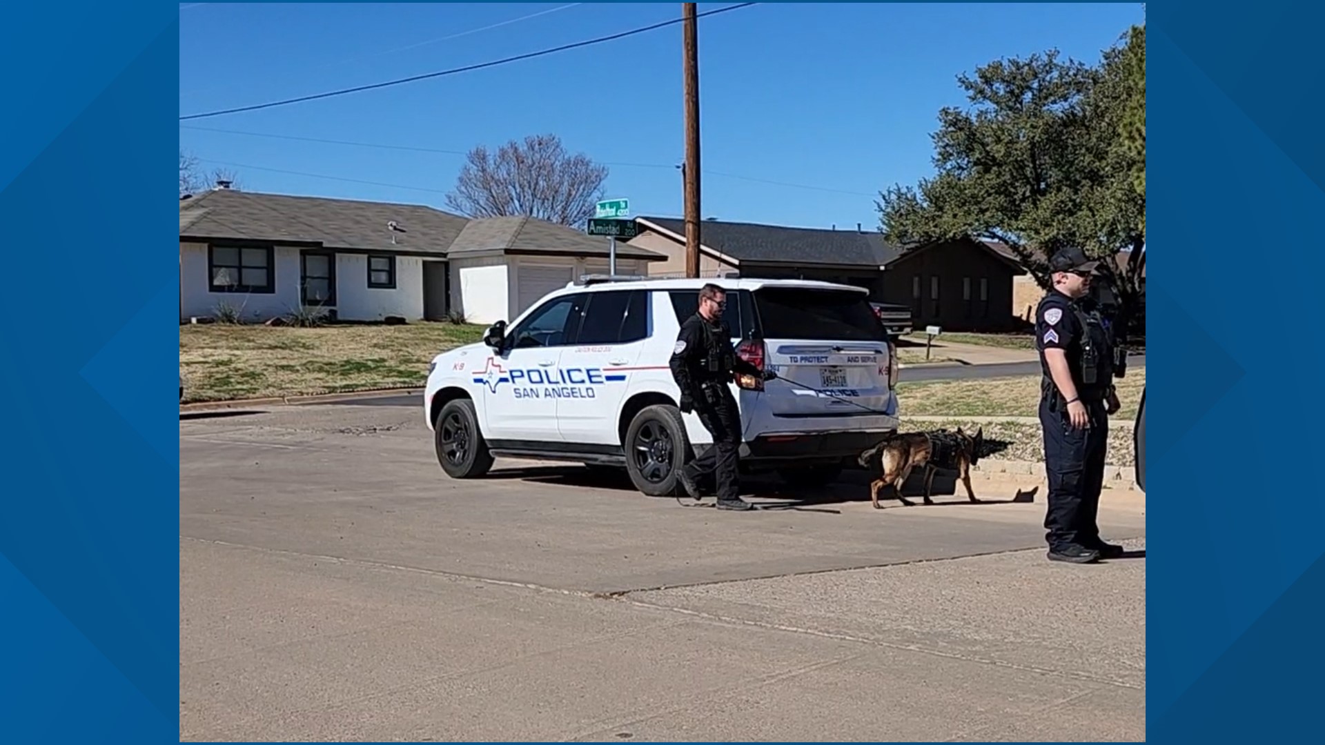 The San Angelo Police Department called its Drone Team and K9 Unit to the area of Amistad Road Thursday afternoon to help officers search for Hector Lopez, 39.