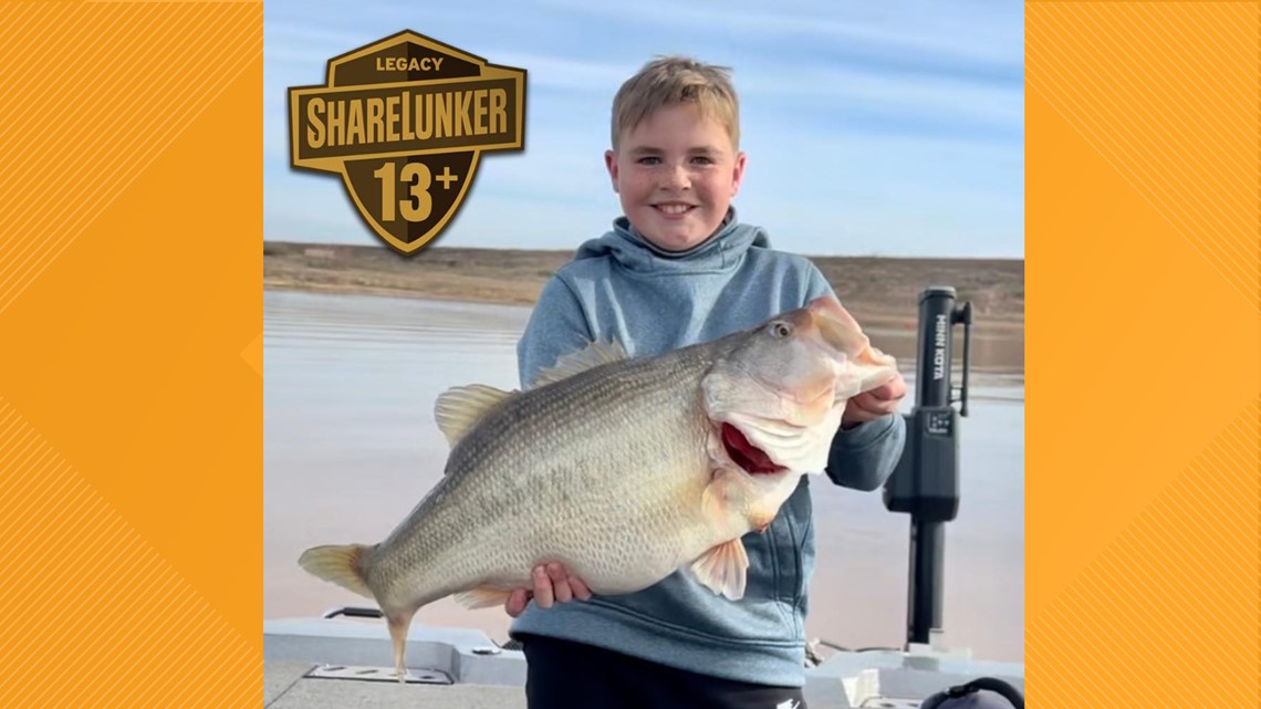11-year-old angler from Tuttle, Okla., lands 13.31-lb ShareLunker
