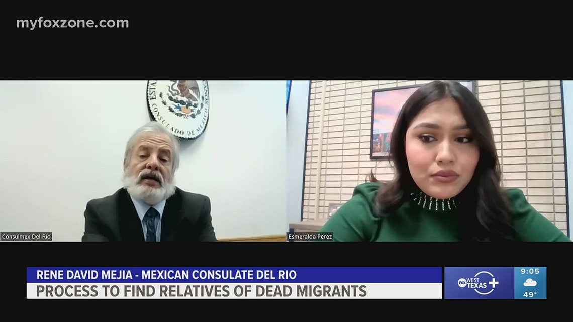 Process to find relatives of dead migrants