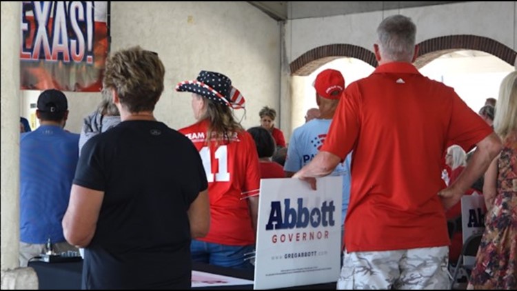 Abbott supporters gather at 'Keep Texas, Texas' rally