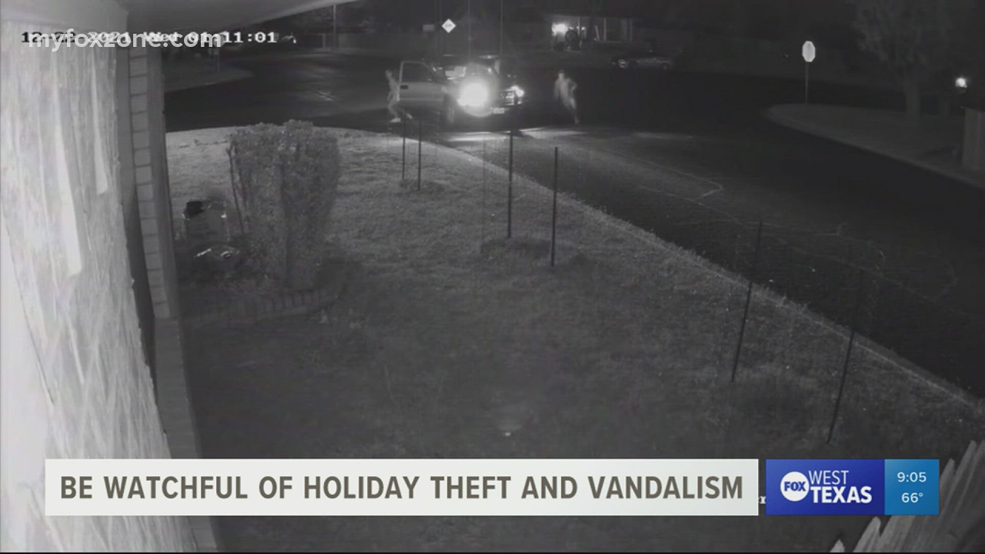 One San Angelo mother was woken up in the early morning to a group of people vandalizing her front yard.