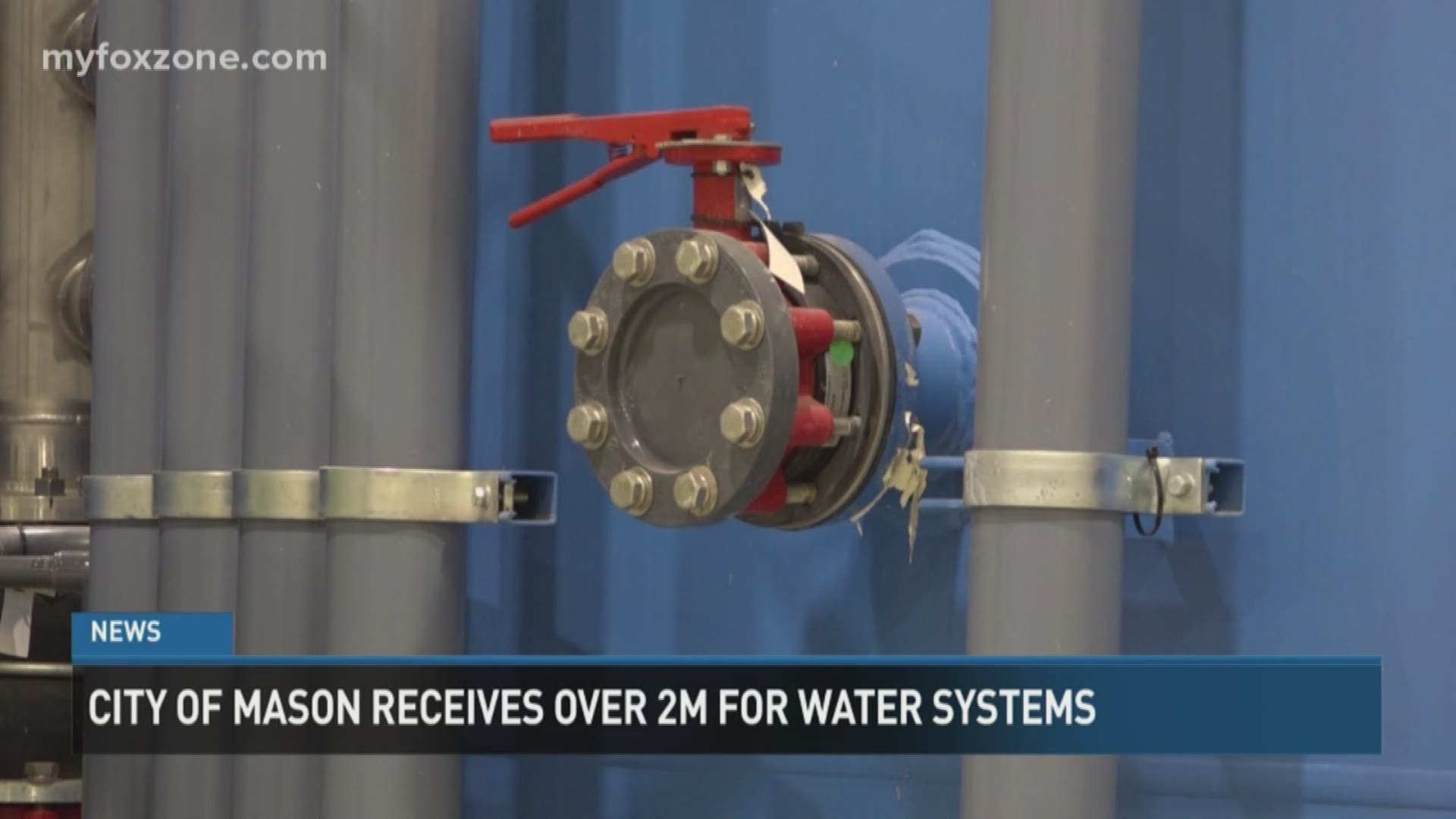 City of Mason fixes water systems.