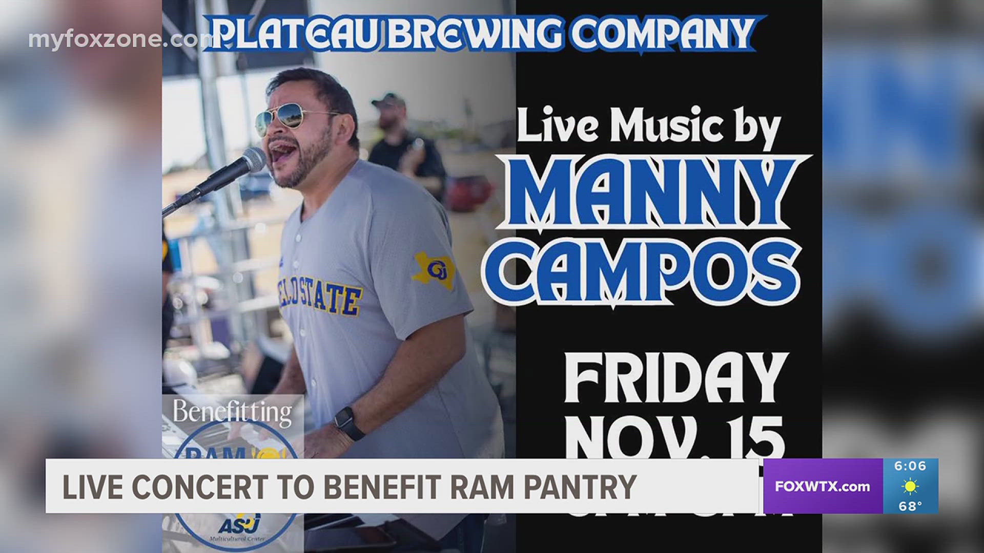 Local musician Manny Campos’ last concert of the year is coming up soon, benefitting a local cause.