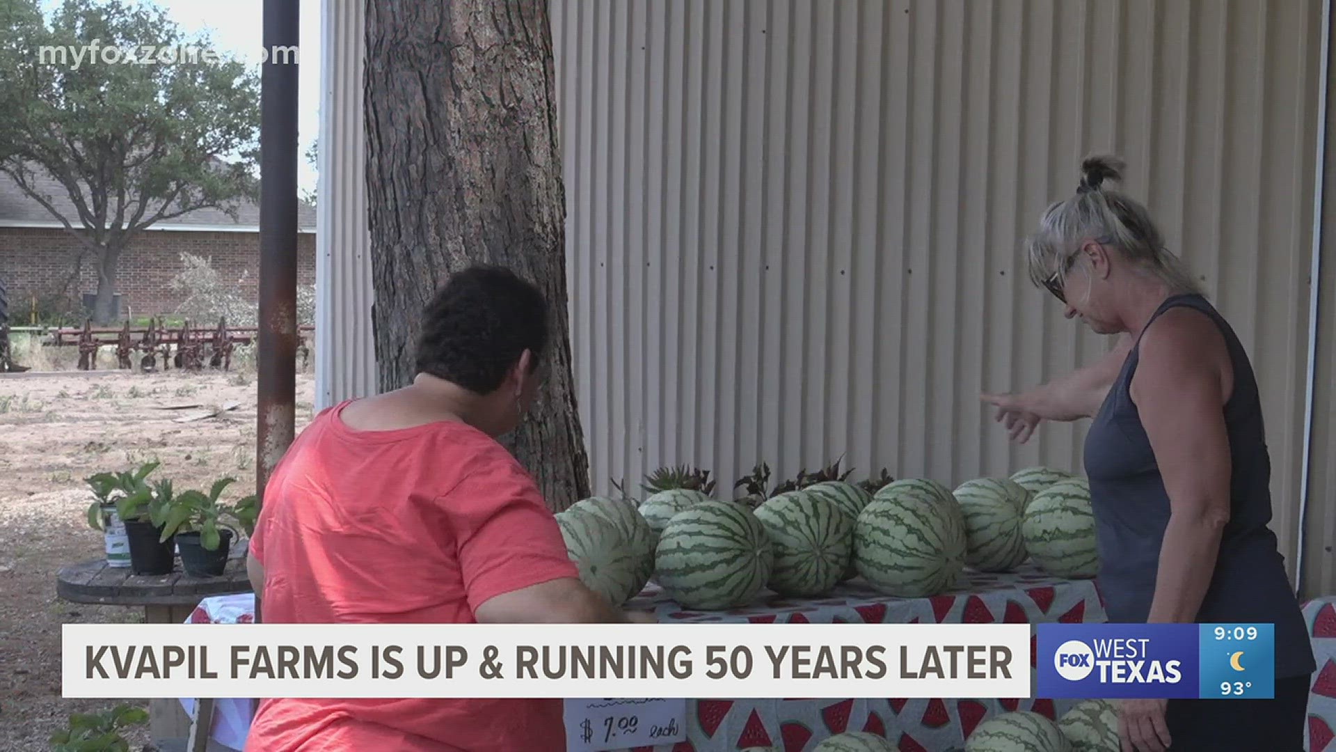 The Czech and German family started out with a small garden but now they have grown enough produce to feed all of West Texas.