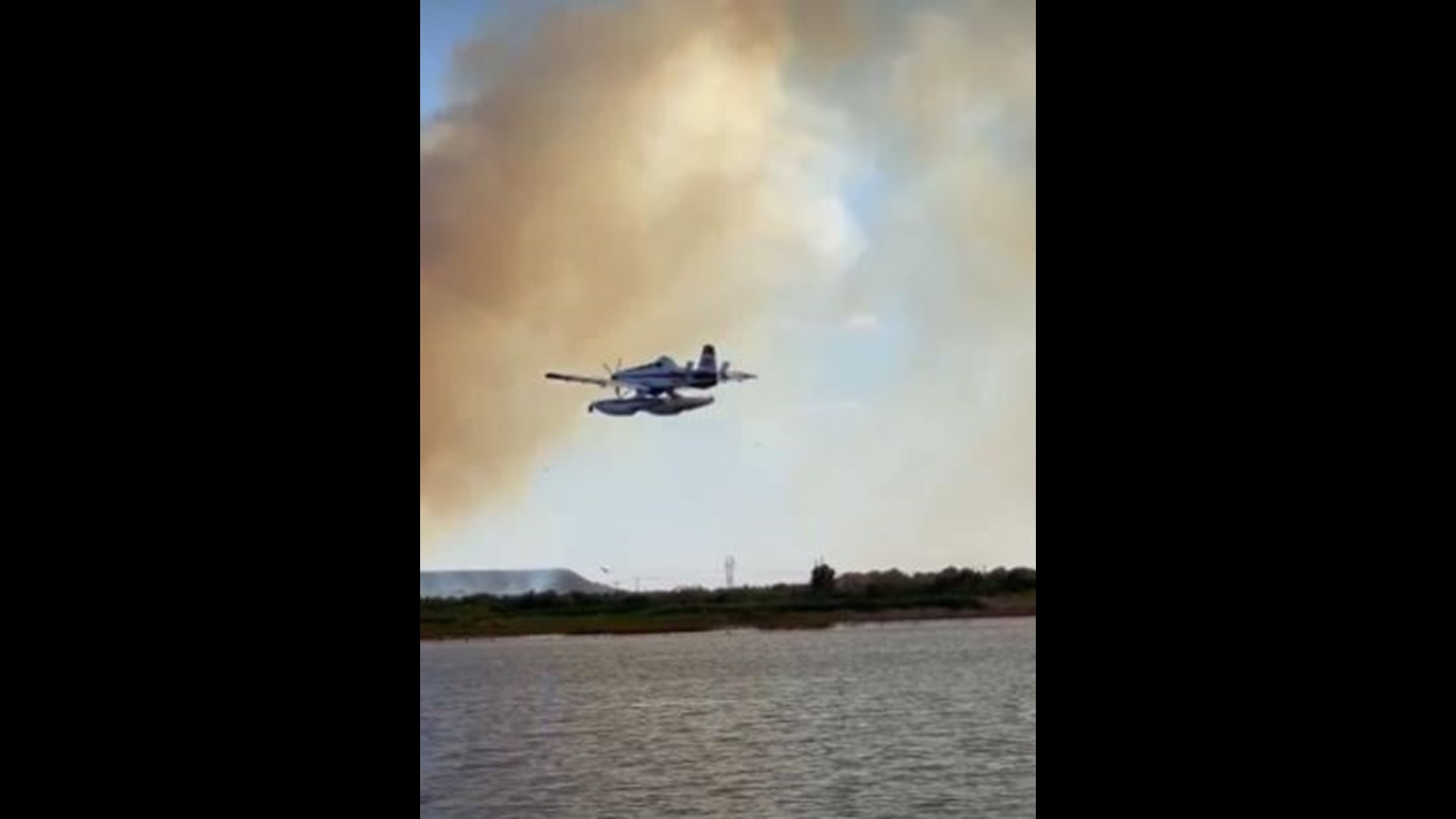 The Hilltop Fire began Aug. 18 just south of Abilene. Video courtesy of Bug Blasters Pest Control.