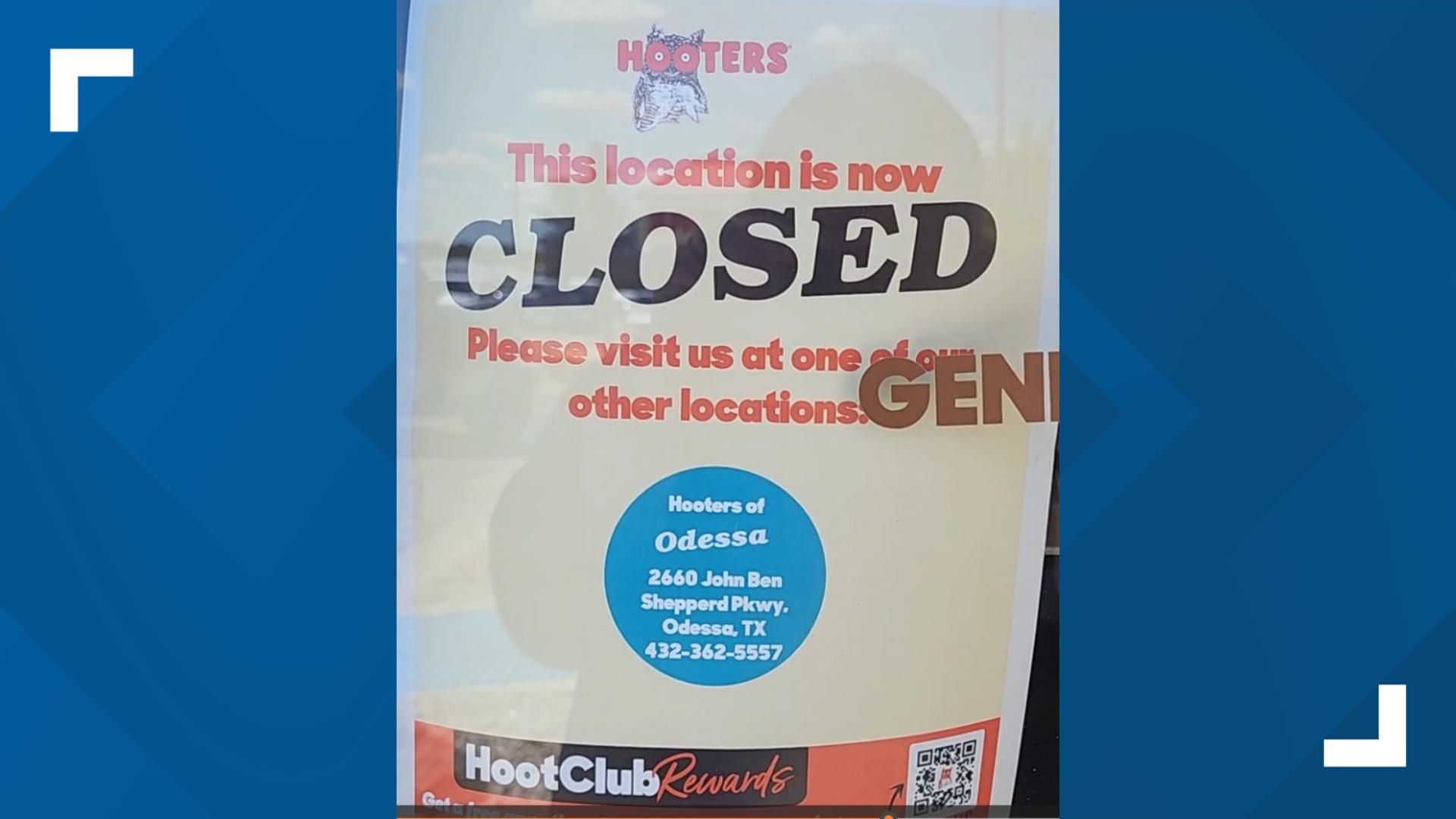 The closure was part of a corporate-wide decision to shut down low performing locations.