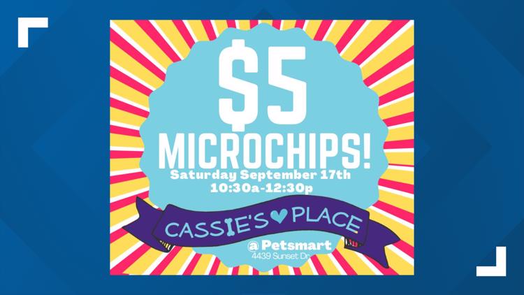 Cassie's Place to host $5 microchip event