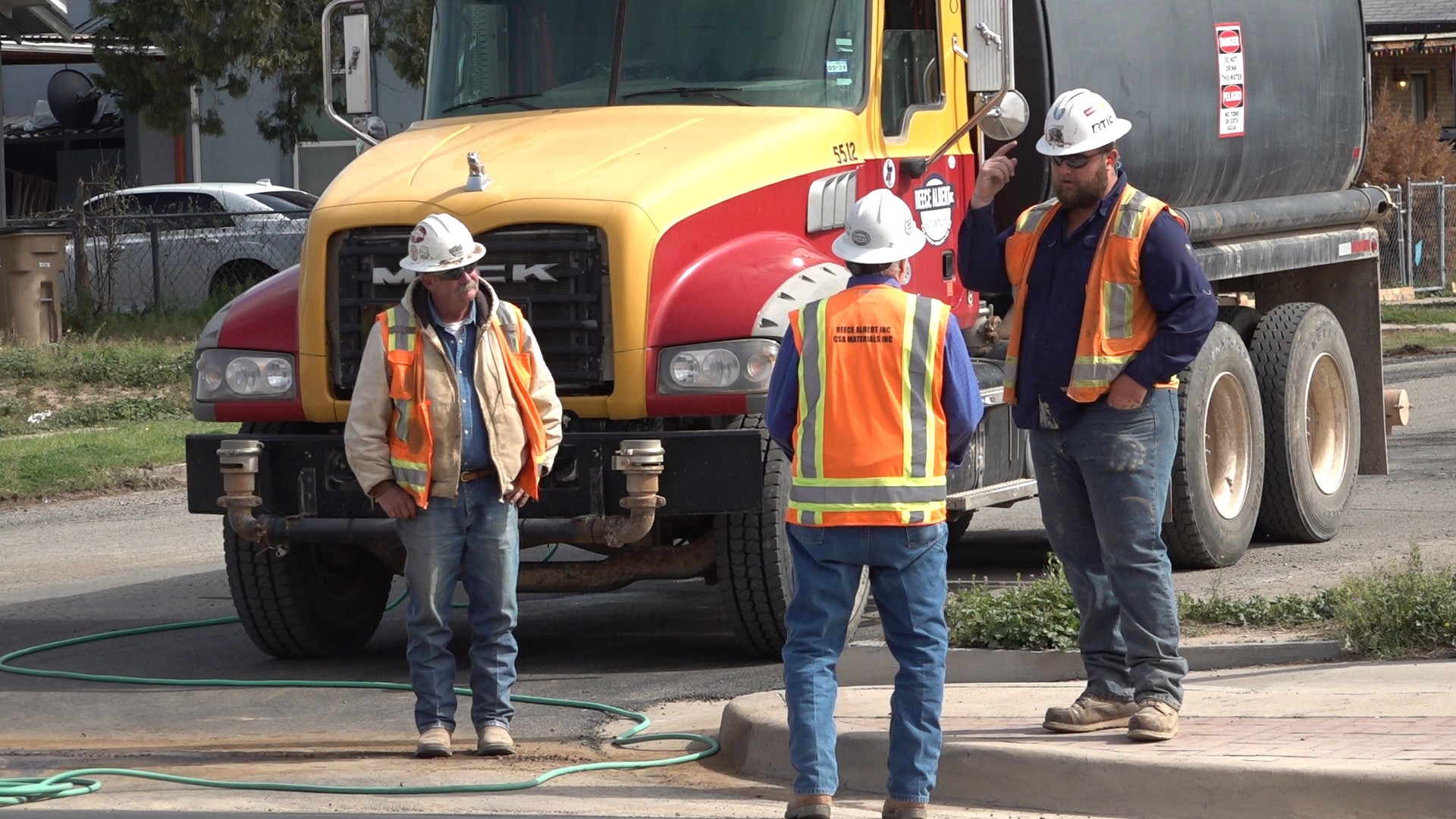 Construction began on Jan. 8 before pausing for the San Angelo Stock Show. The work will pause again when the San Angelo Rodeo begins.