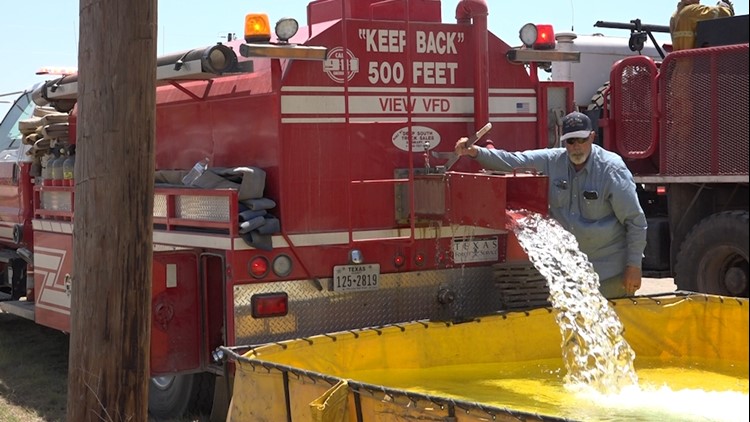 West Texas firefighters receive help with fuel and water costs