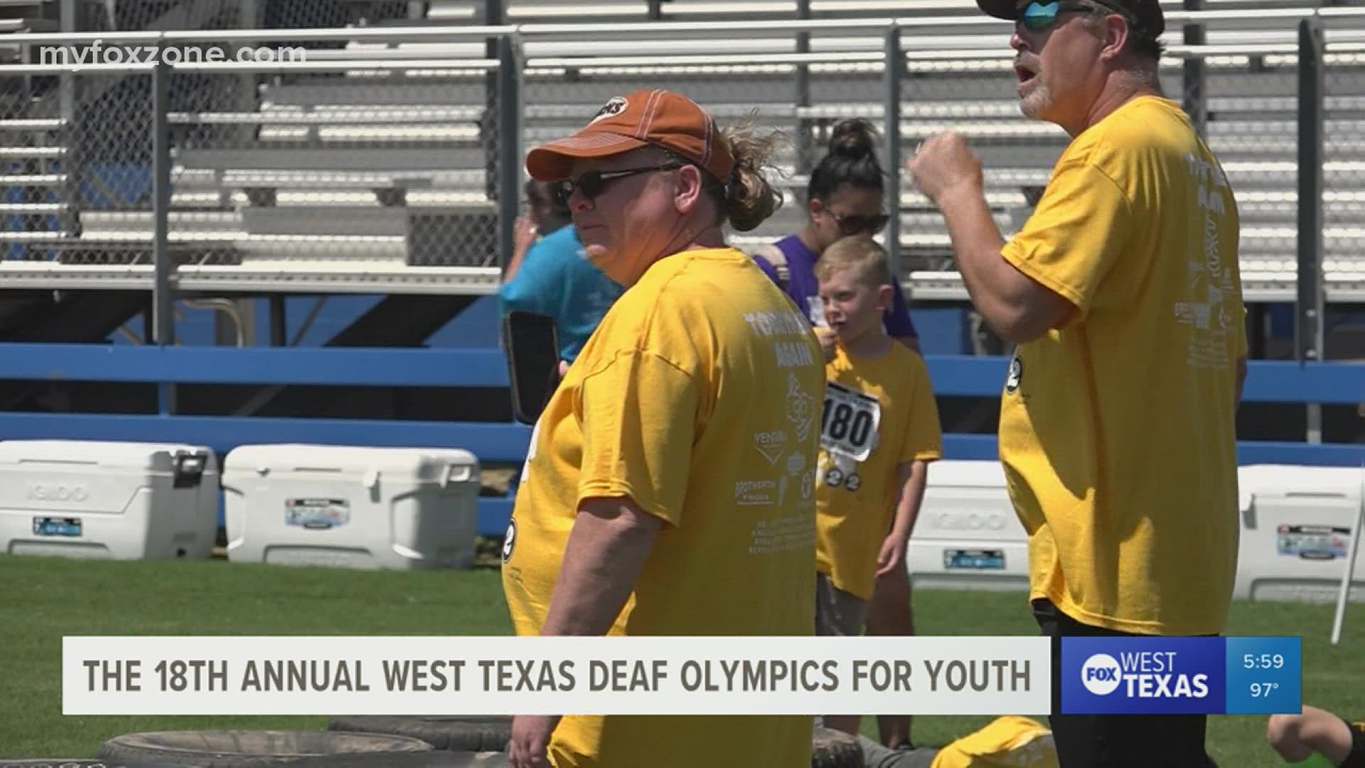 Deaf children and teenagers were able to compete in competitions and win prizes.