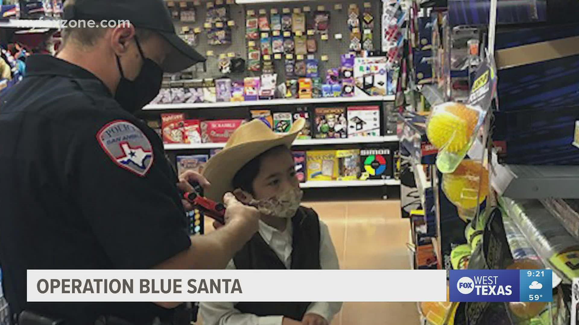 This year's event marks the 16th year the 'shop with a cop' program has brought smiles to San Angelo children.