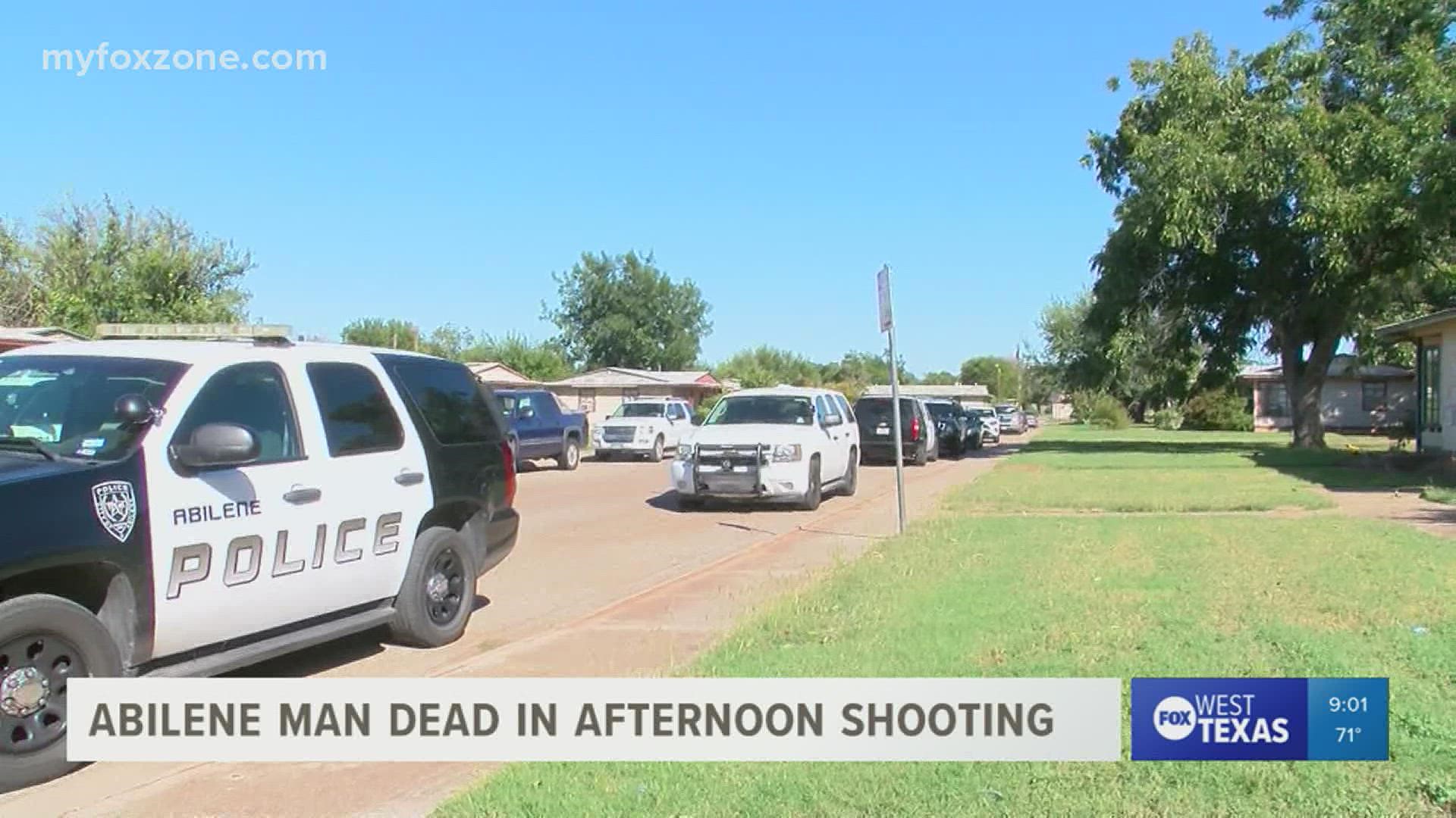 The suspect in the shooting has been arrested after leading Abilene Police on a brief chase.