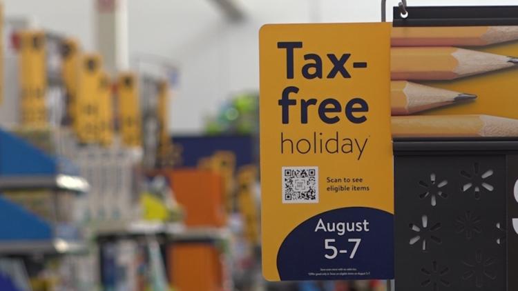 Parents taking advantage of tax-free weekend for back-to-school shopping