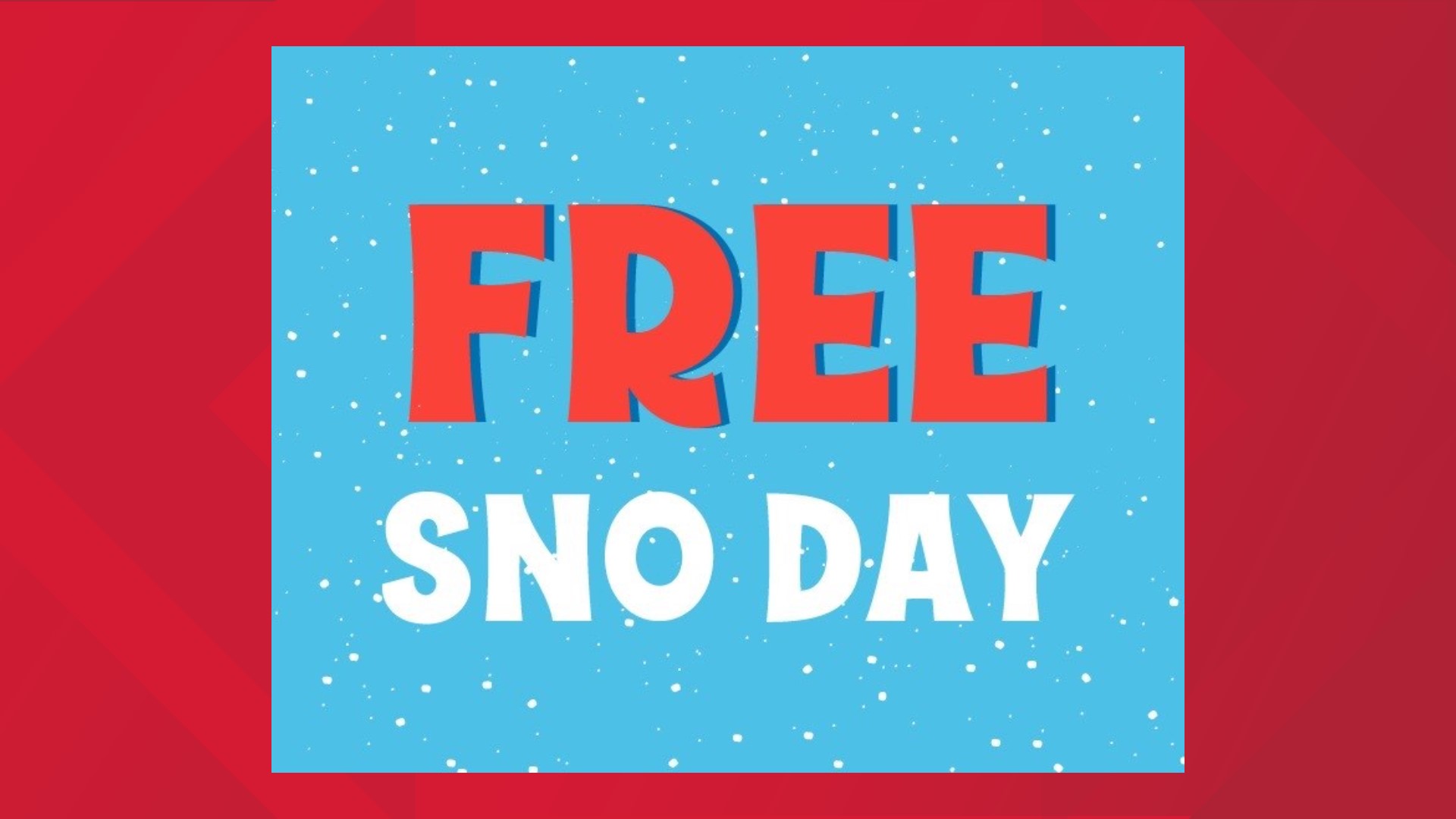 Bahama Buck's hosts Free Sno Day Tuesday