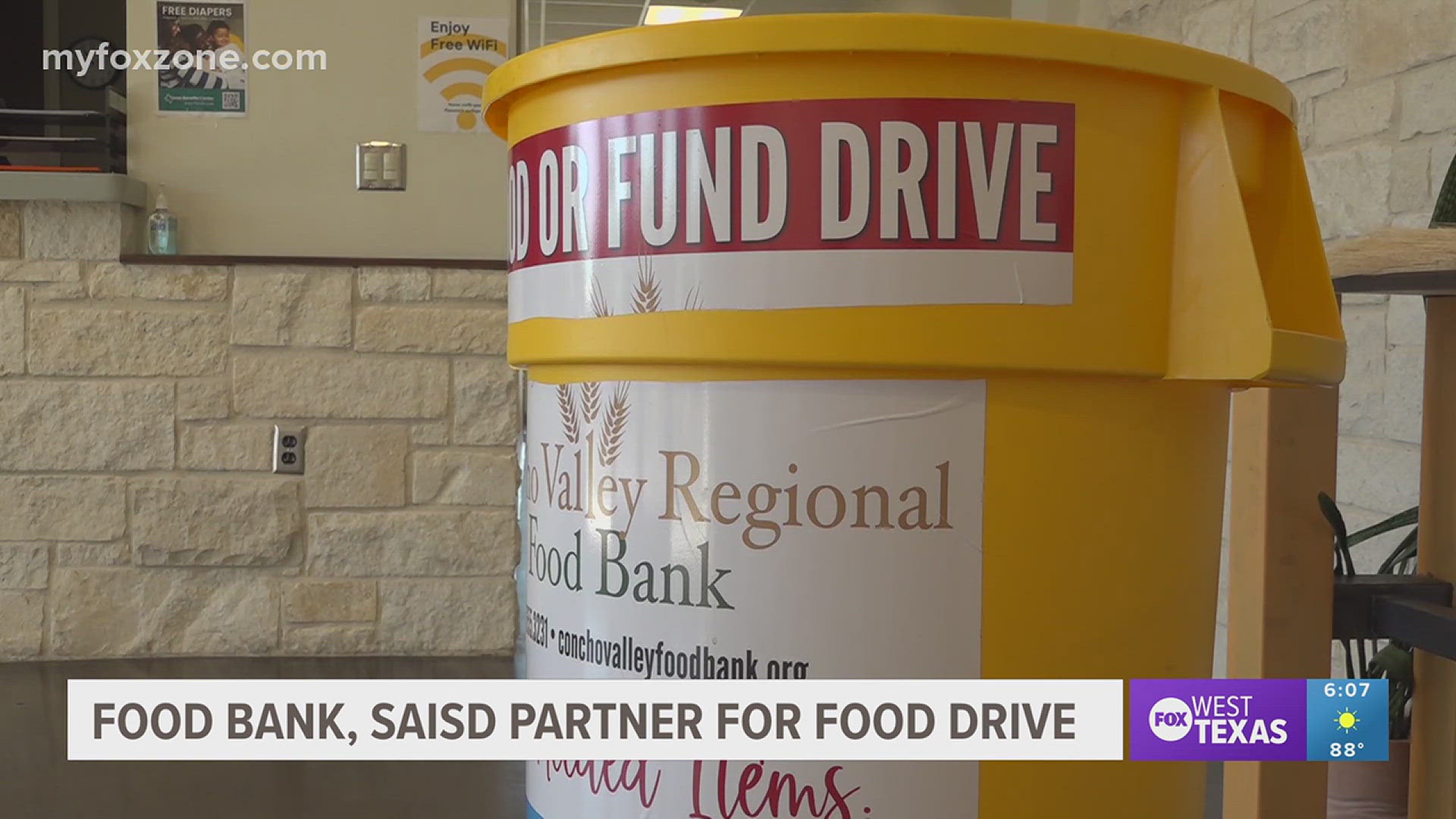 Have you seen a bright yellow barrel sitting outside the gate at a Central or Lake View High School football game?