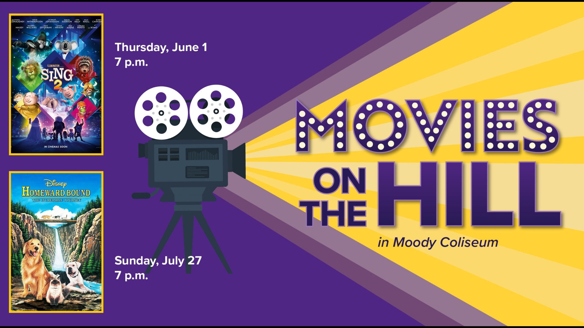 Abilene Christian is showing free movies for the community