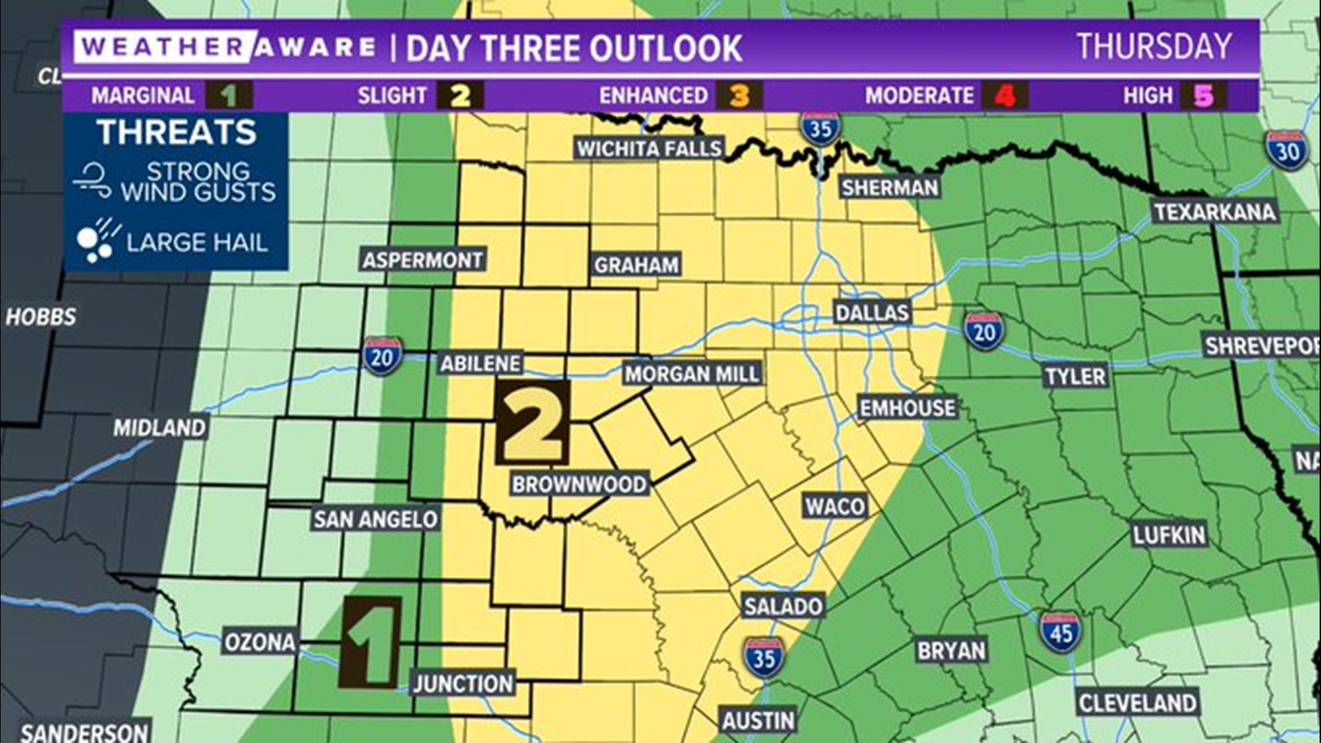 Severe thunderstorms possible for West Texas | myfoxzone.com