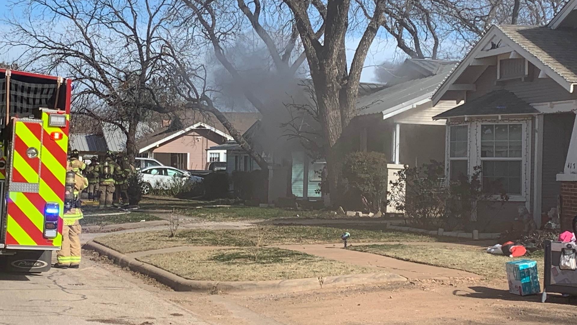 Electrical malfunction in attic causes fire at Abilene home