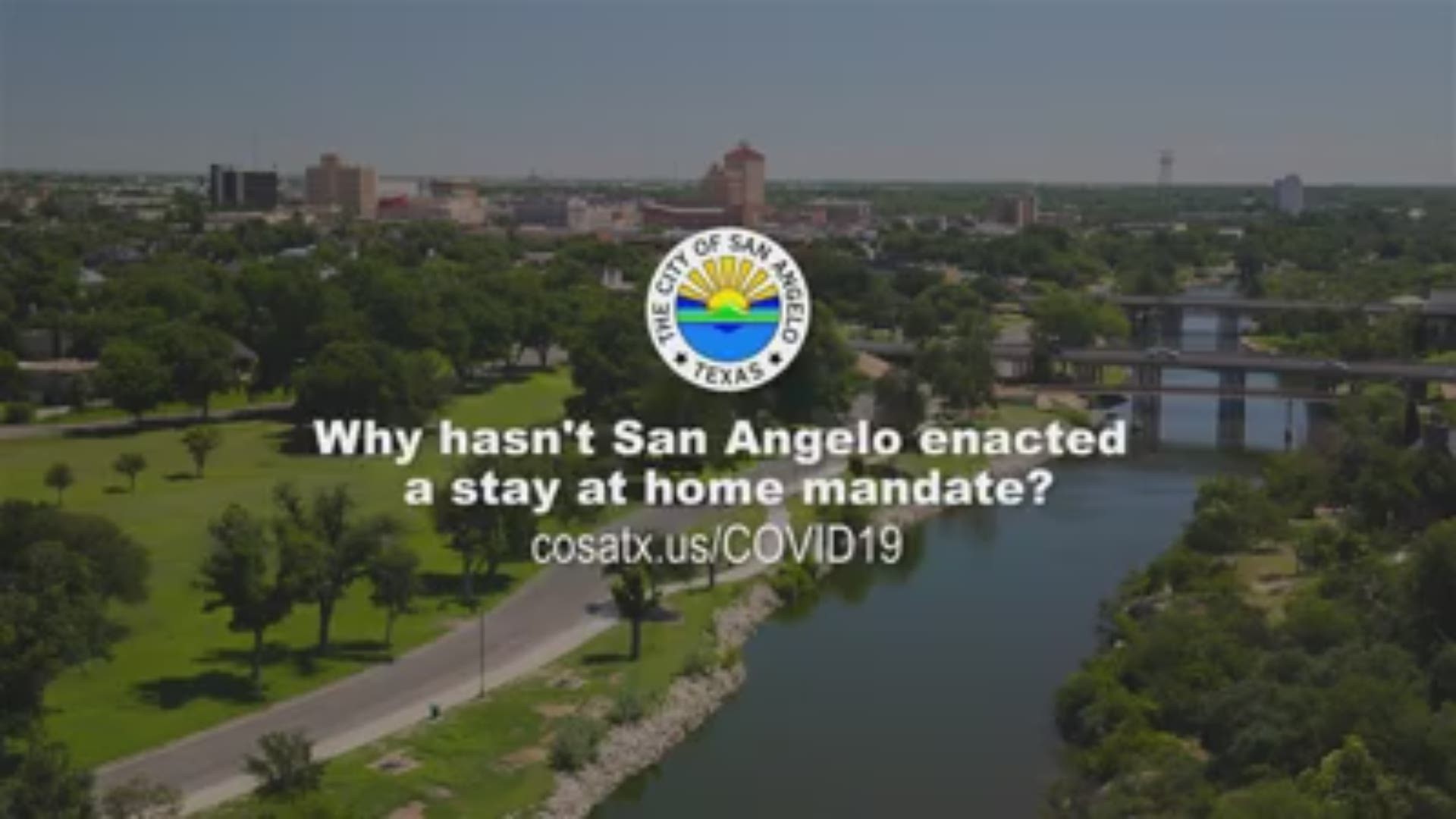 San Angelo's Mayor Brenda Gunter speaks about:
"Stay at home" vs. what is currently in place, why the City hasn't released more information about the positive cases.