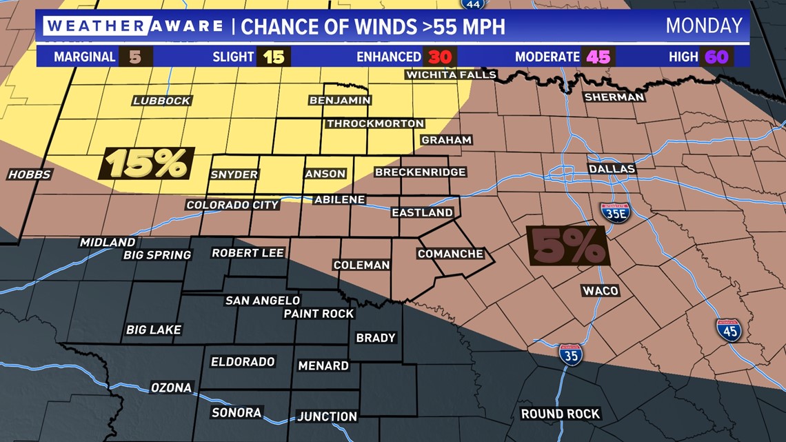 Some Of West Texas Could See Severe Weather Late Monday | Myfoxzone.com