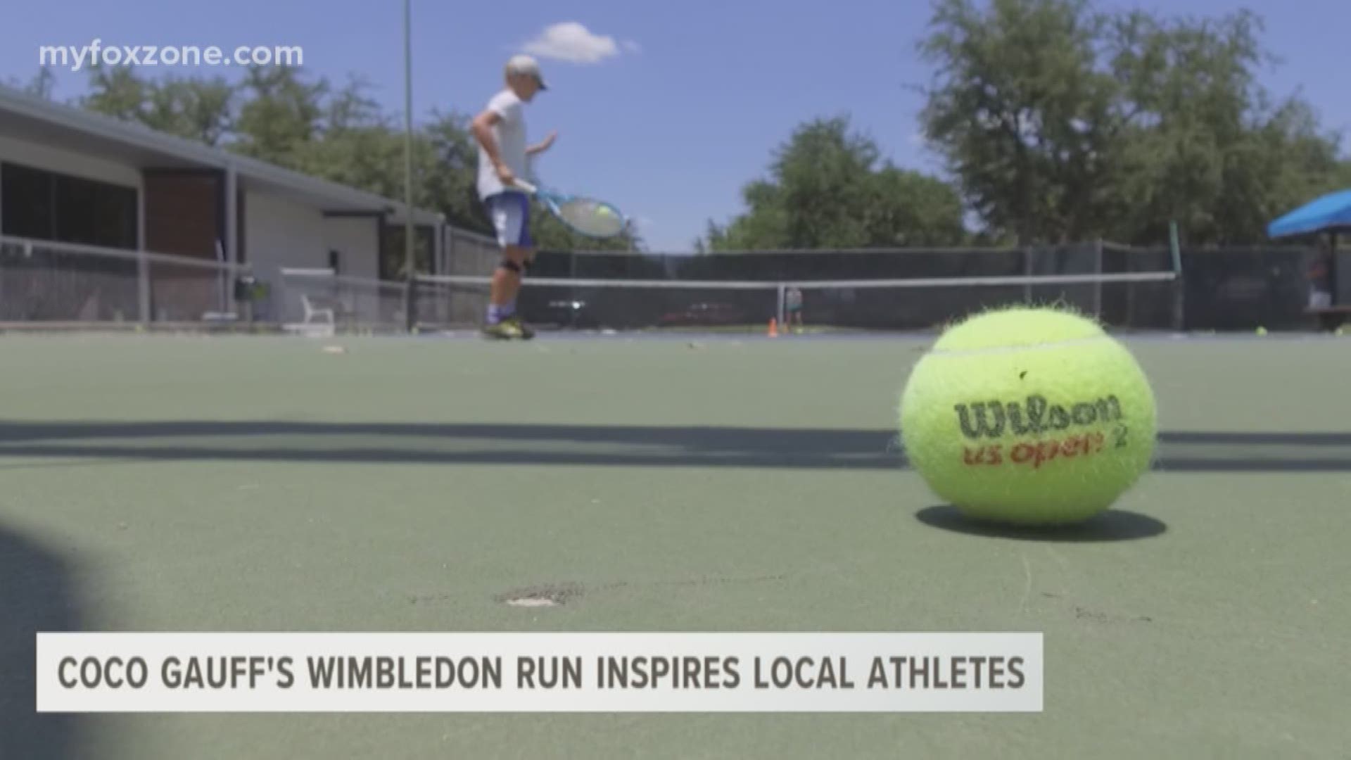 Coco Gauff is now a household name in tennis and her inspirational run at Wimbledon has West Texas young athletes asking, "Why not me?"