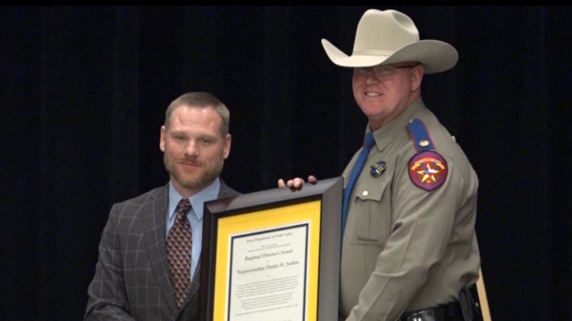Texas DPS awards Loraine ISD superintendent for protecting students