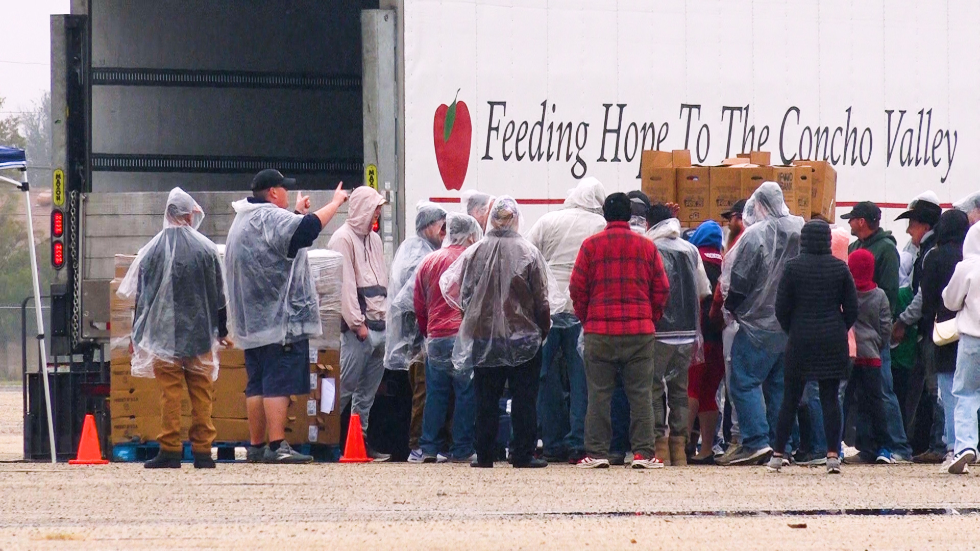 San Angelo Food Bank held its first holiday food distribution last weekend at the Spur Arena.