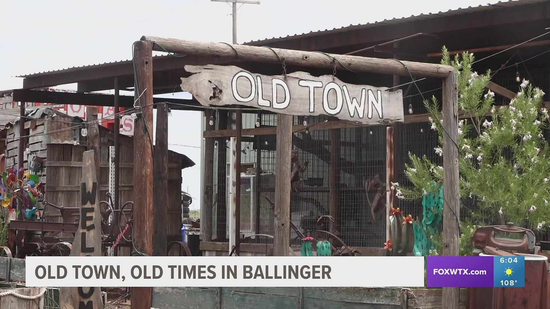 A couple in Ballinger has transformed their property into a sort of theme park of nostalgia for parents and kids alike.