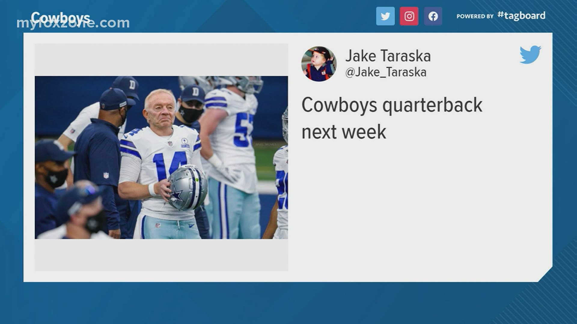 It was not the Thanksgiving Cowboys fans were hoping for with a 41-16 loss against the Washington Football Team. Joe DeCarlo takes a look at reactions from Twitter.
