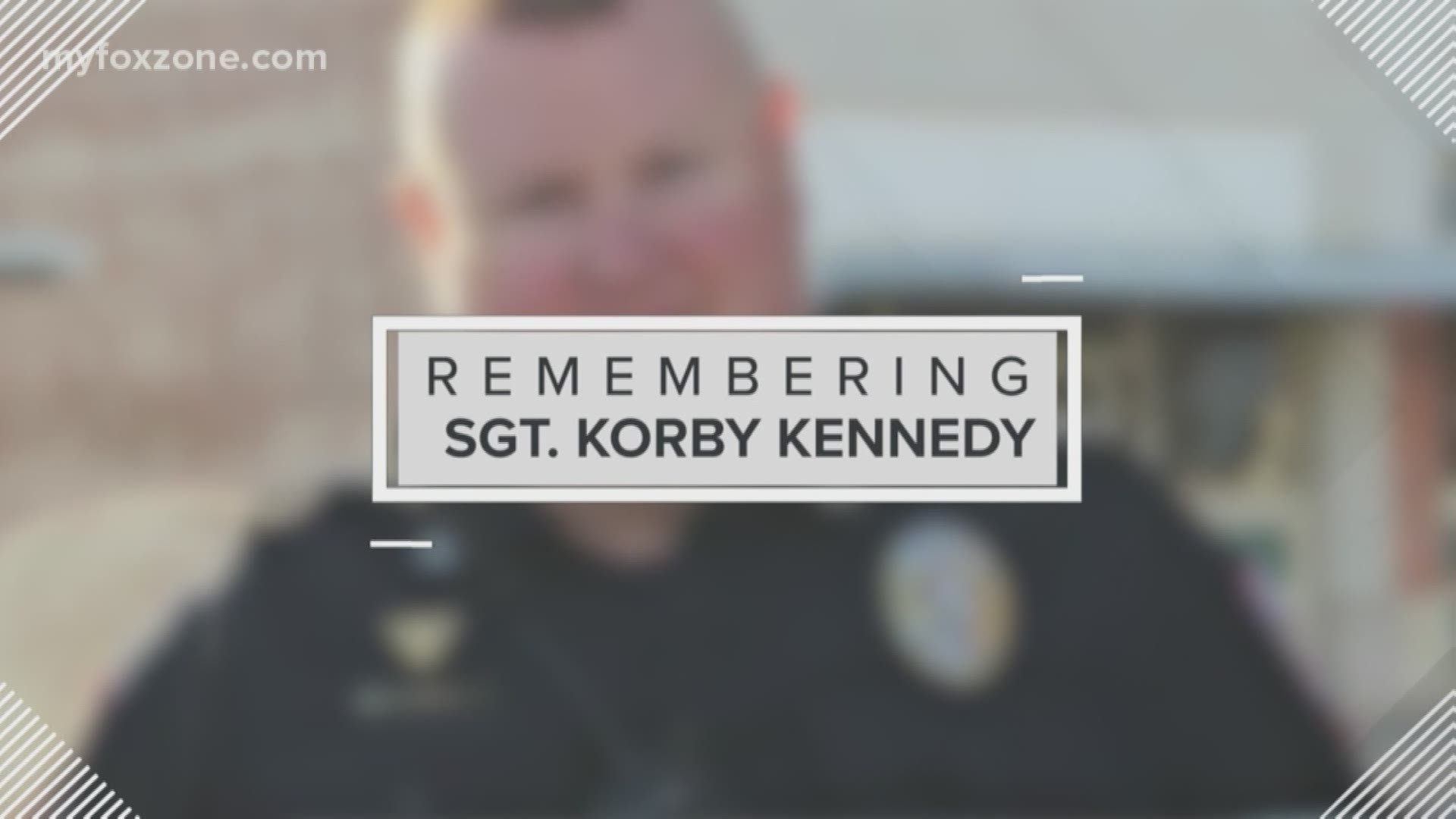 Sergeant Korby Kennedy was killed in a motorcycle crash on Knickerbocker Road in 2015. FOX West Texas, with the music of Zak Webb, paid tribute to the fallen sergeant.