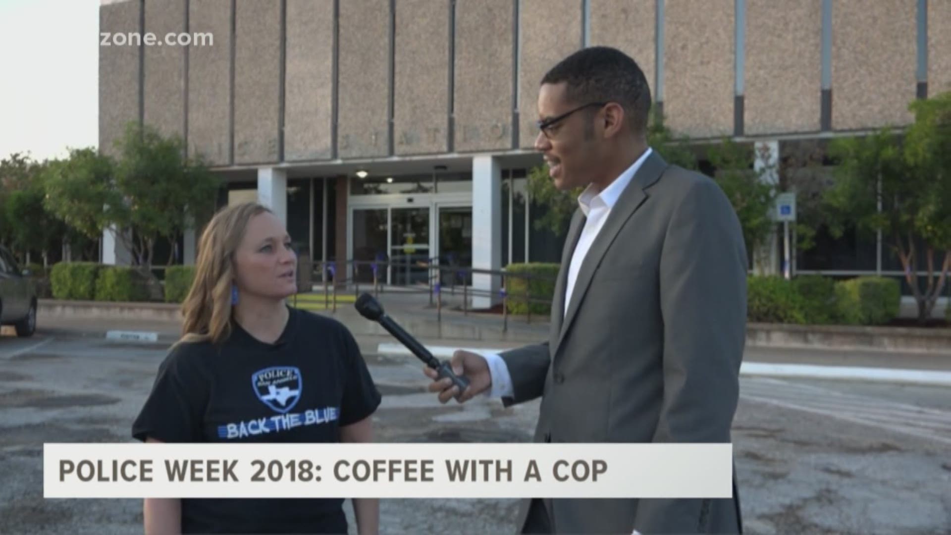 Our Malik Mingo is live at the San Angelo Police Department headquarters with details on their "Coffee with a Cop" event.