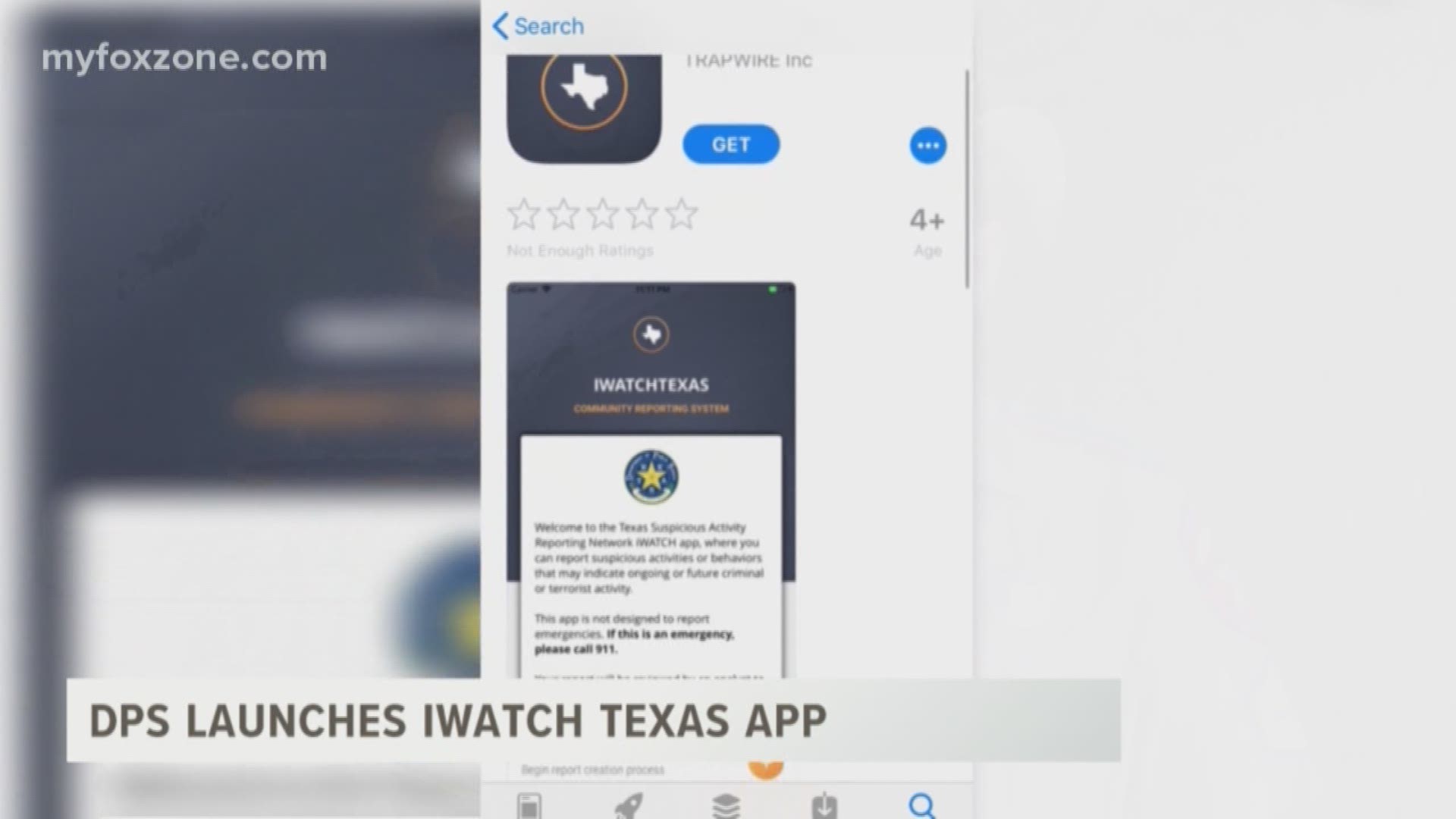 DPS Launches iWatch Texas App