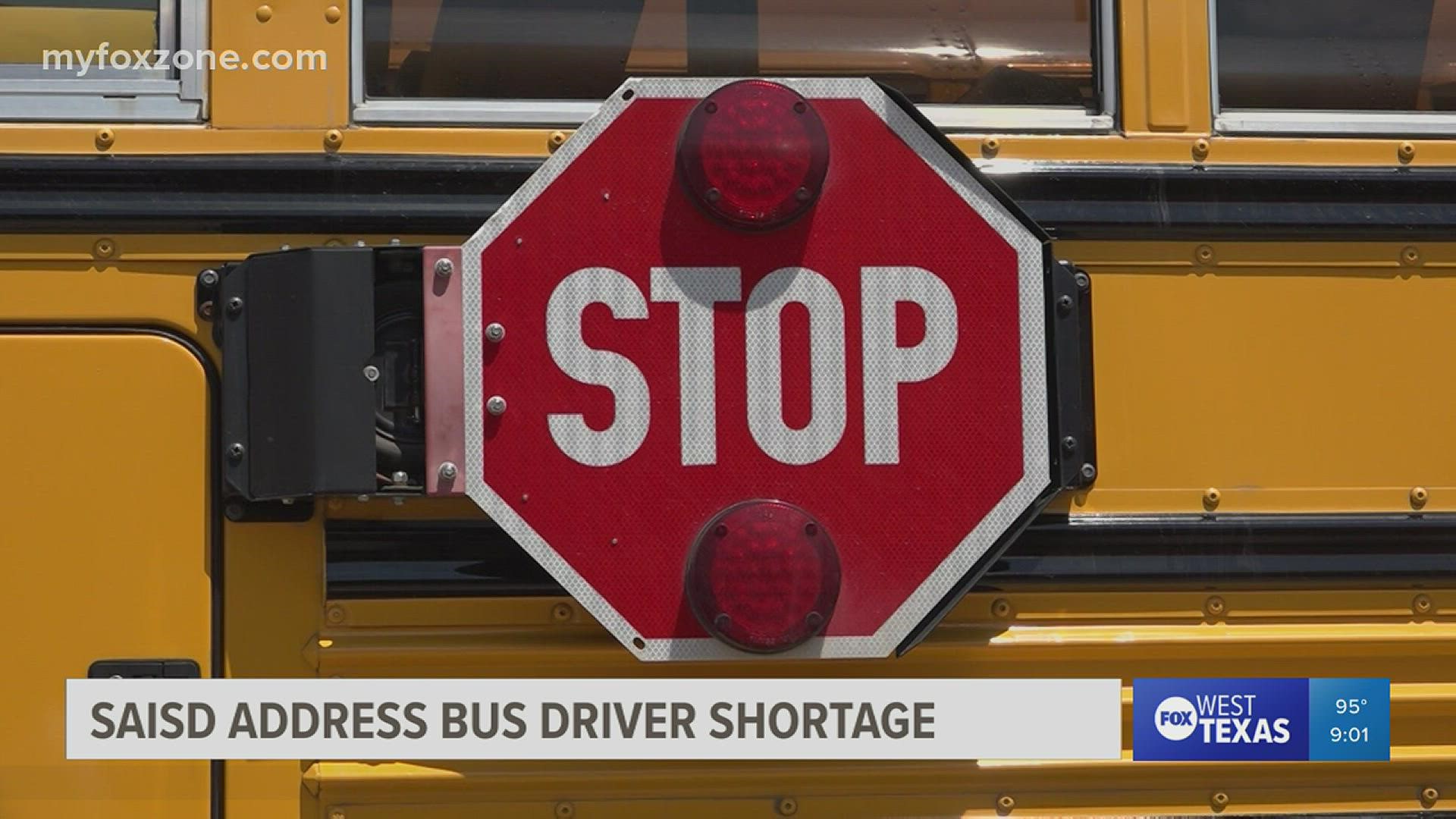 The district said it is experiencing "an unprecedented bus driver shortage and increased student ridership."