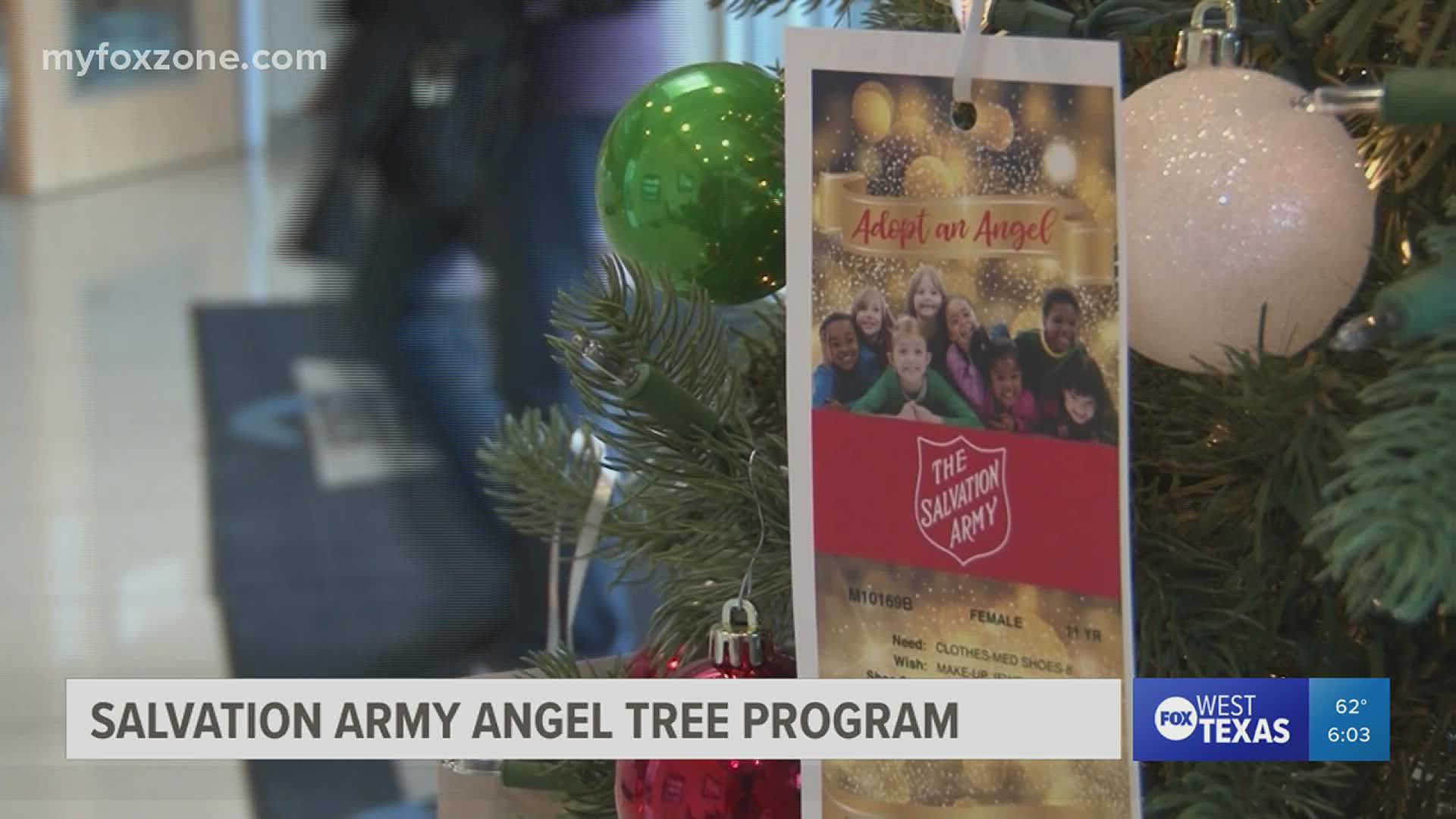 Salvation Army of Abilene and San Angelo accepting Angel Tree