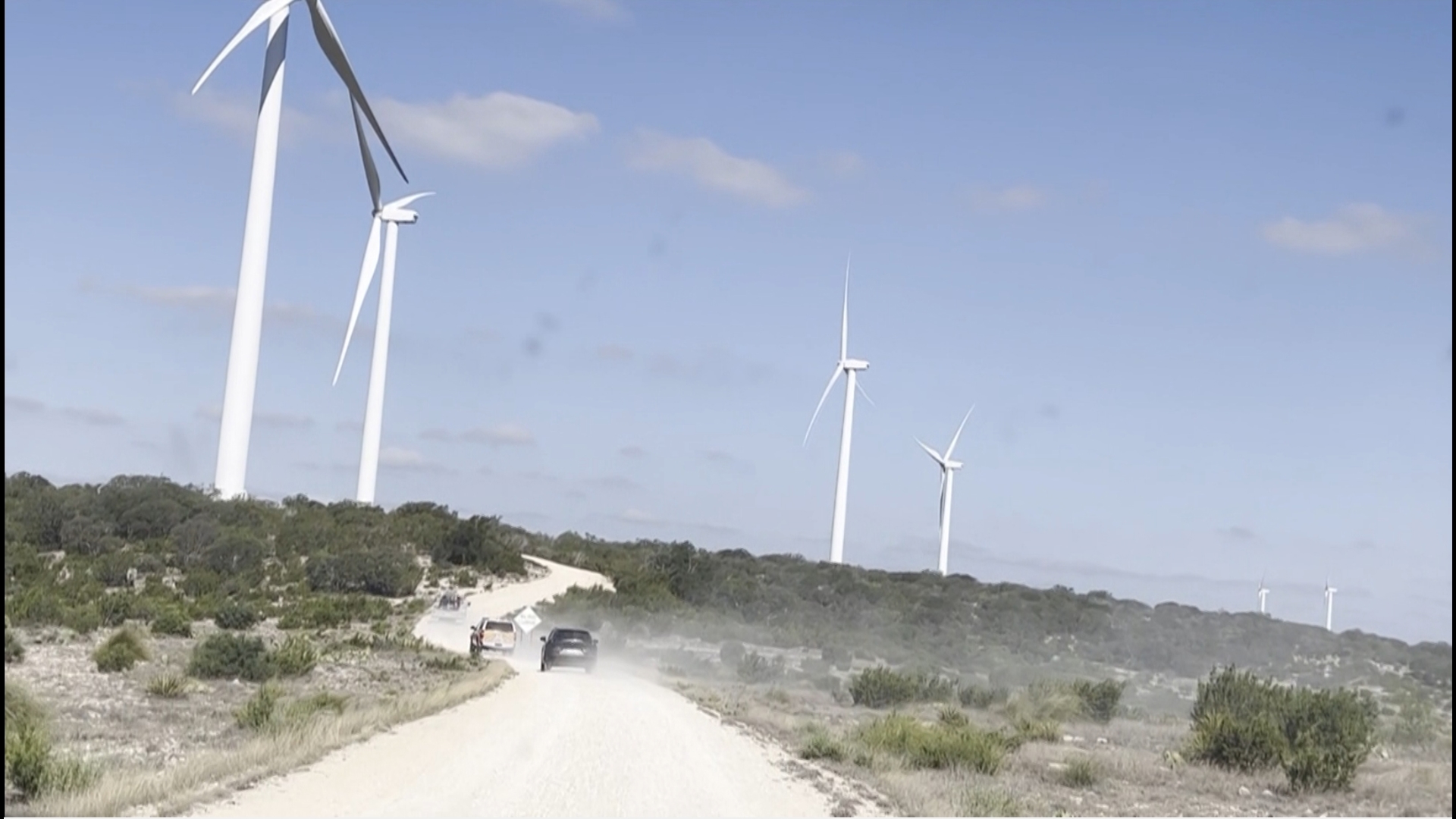 Volunteers from Christoval's fire department participated in a simulated wind turbine emergency call.