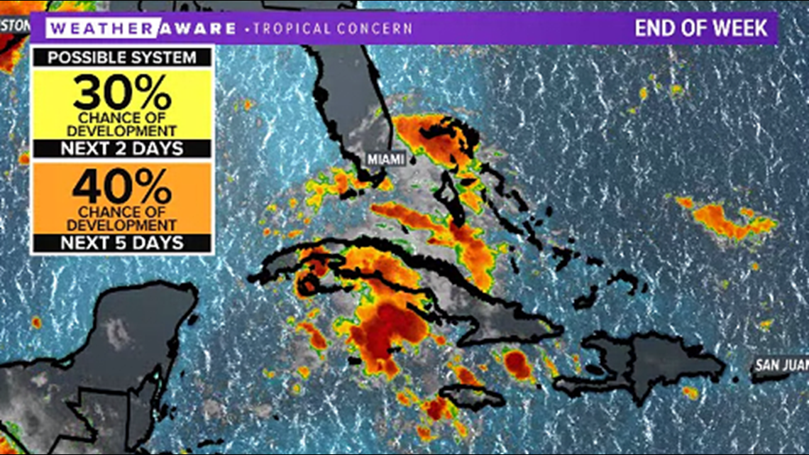 Tropical moisture possible this weekend | myfoxzone.com